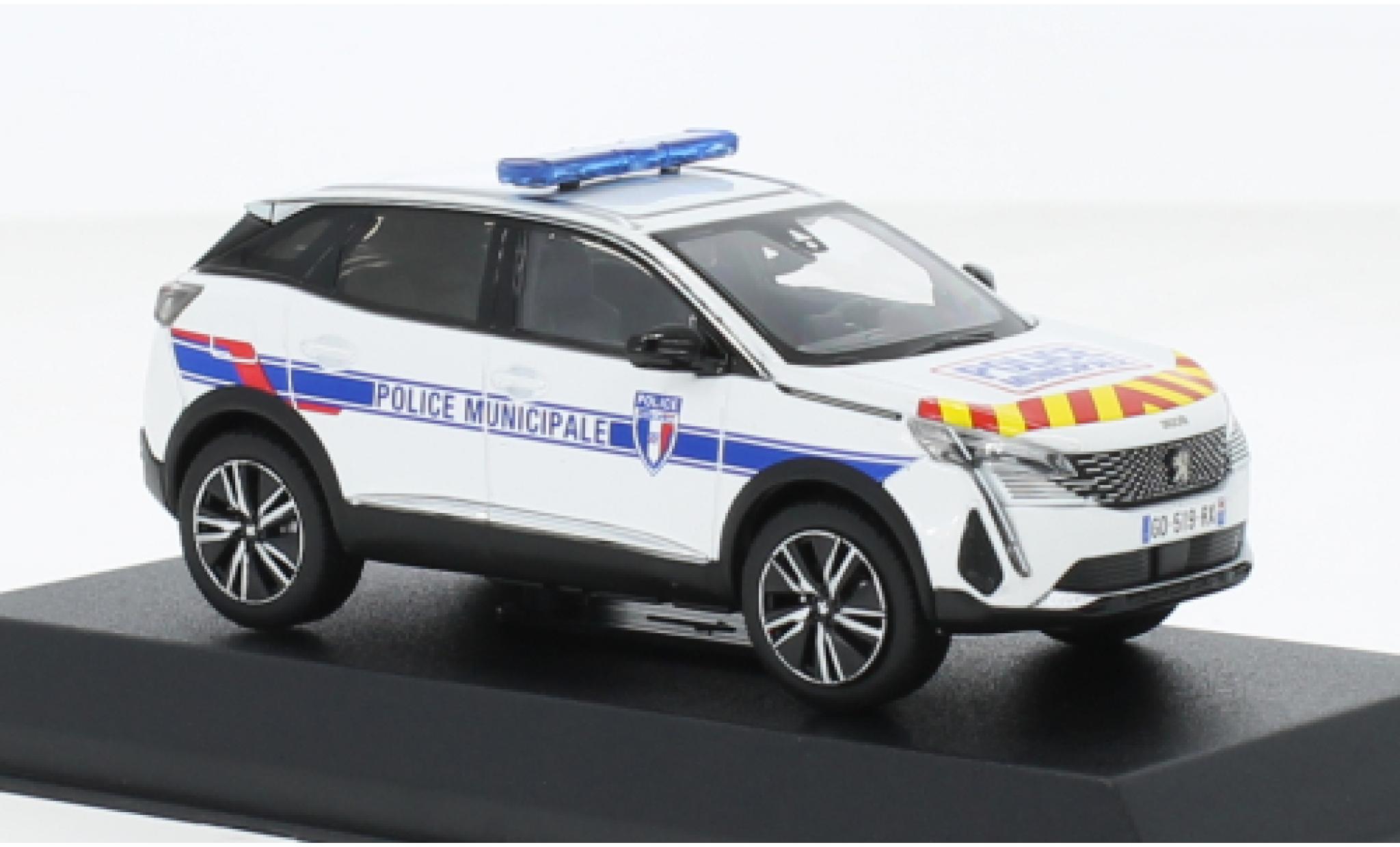 Peugeot 3008 1/43 Norev Police Municipale (F) 2023 modellino in miniatura