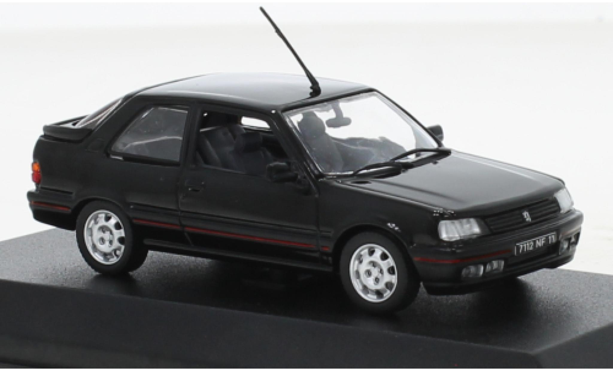 Peugeot 309 1/43 Norev GTi nero 1987 modellino in miniatura