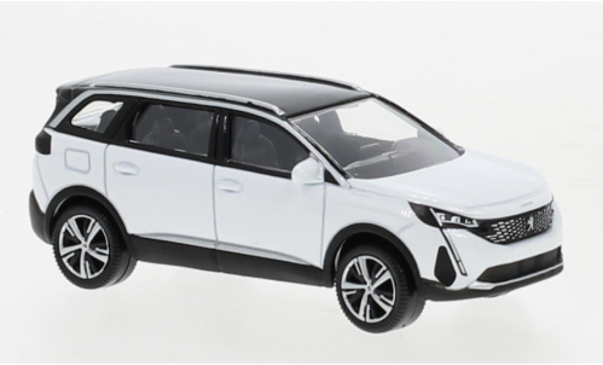 Peugeot 5008 1/64 Norev metallise bianco 2020 modellino in miniatura