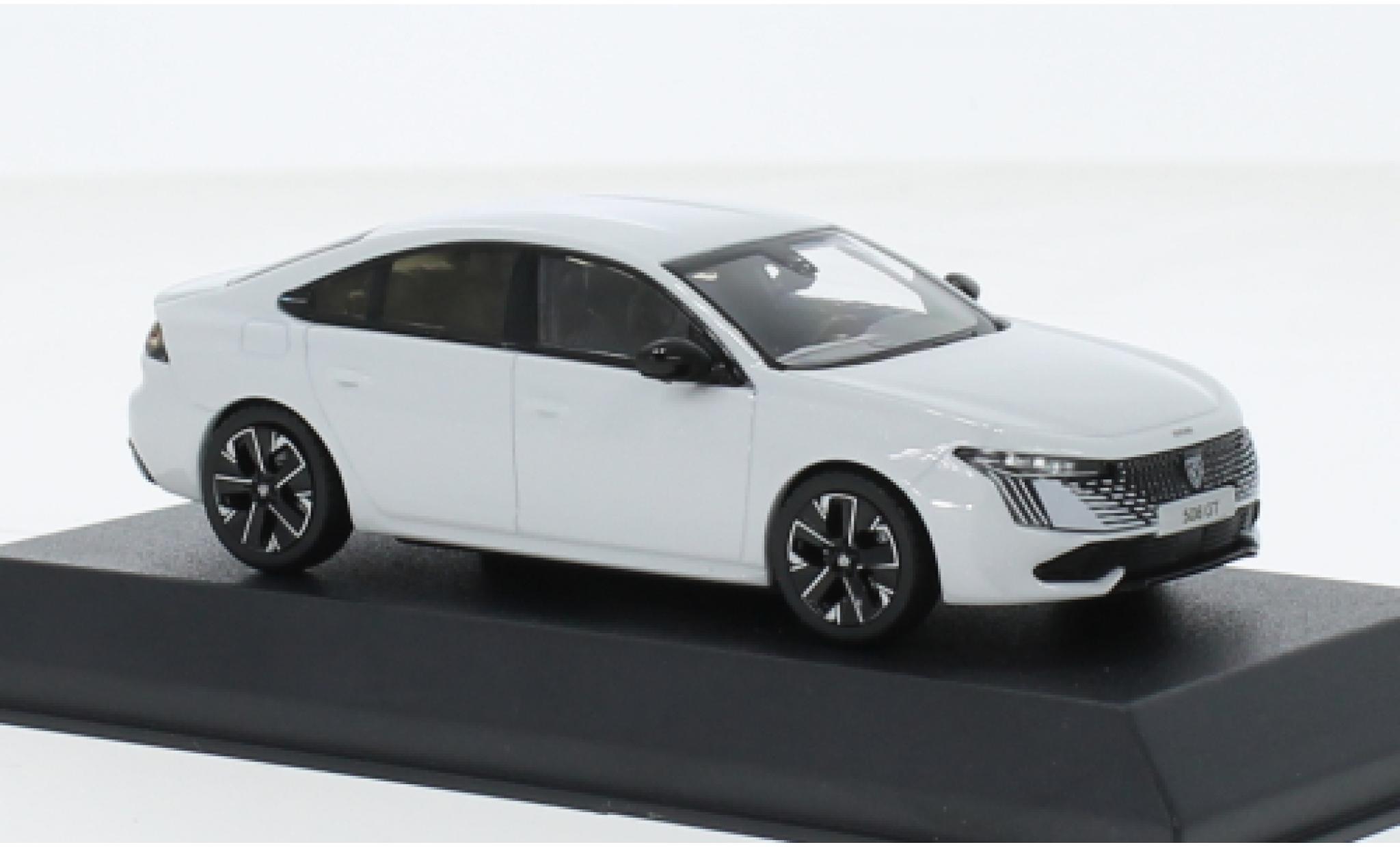 Peugeot 508 1/43 Norev GT hybride metallise grigio clair 2023 modellino in miniatura