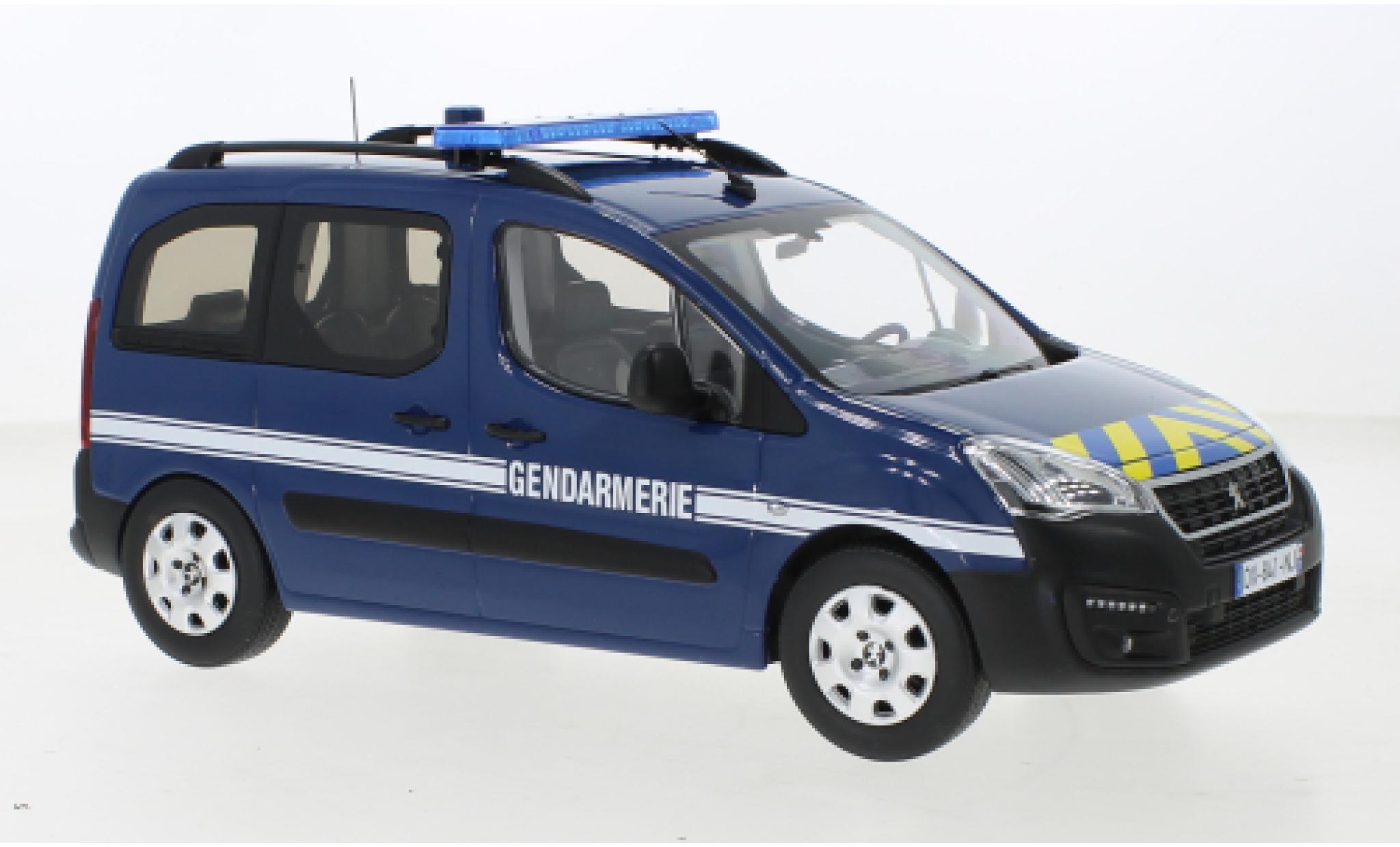 Peugeot Partner 1/18 Norev Gendarmerie 2016 modellino in miniatura