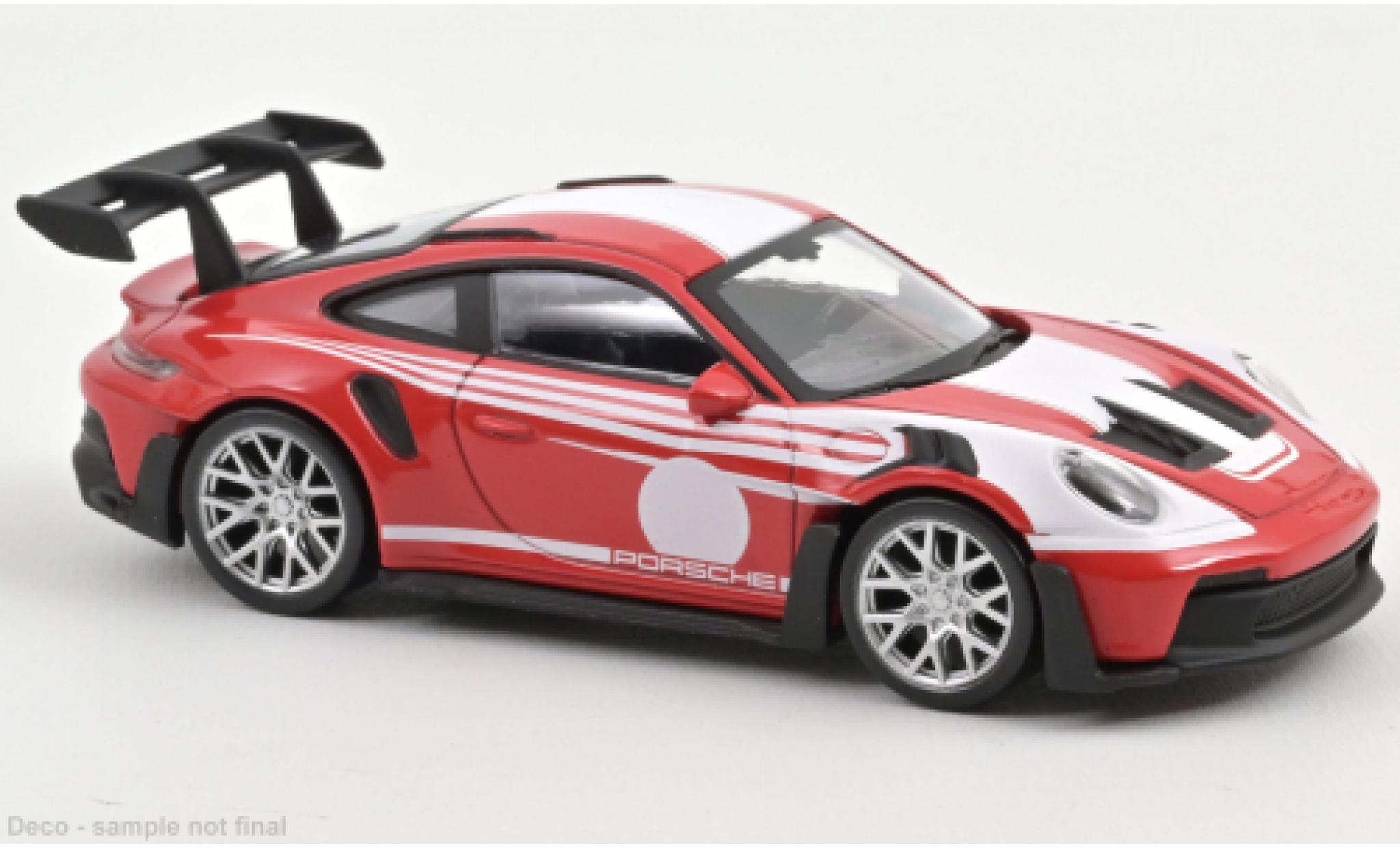 Porsche 992 GT3 R 1/43 Norev 911  S rosso 2022 modellino in miniatura