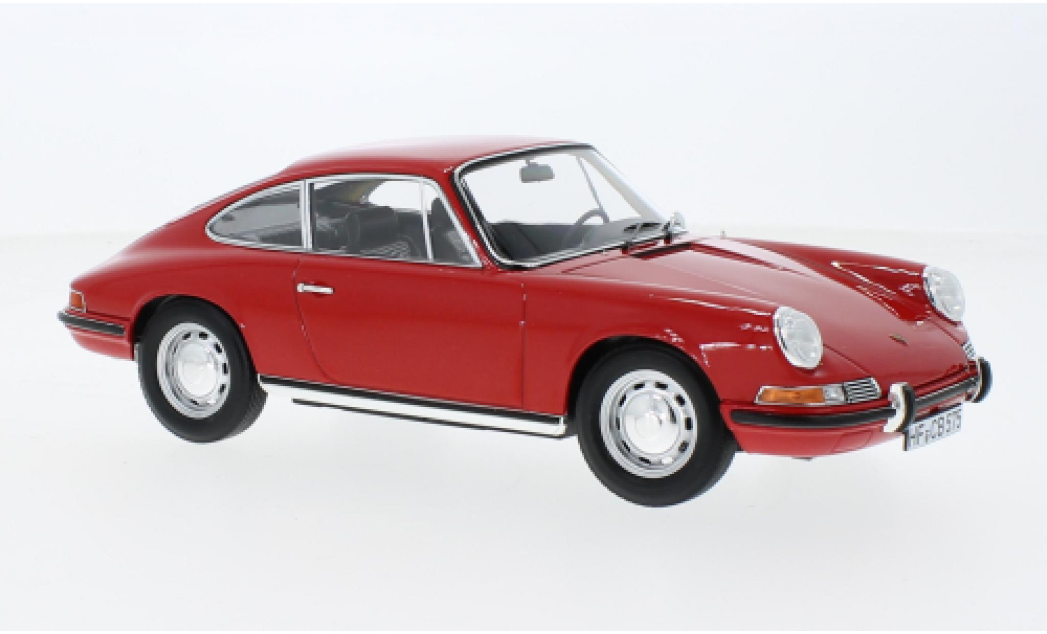 Porsche 911 1/18 Norev L rosso 1968 modellino in miniatura