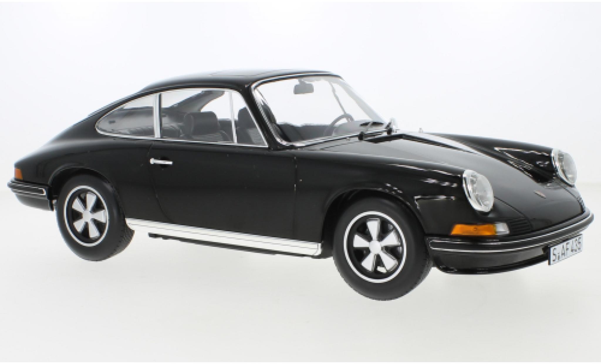 Porsche 911 1/12 Norev S nero 1972 modellino in miniatura