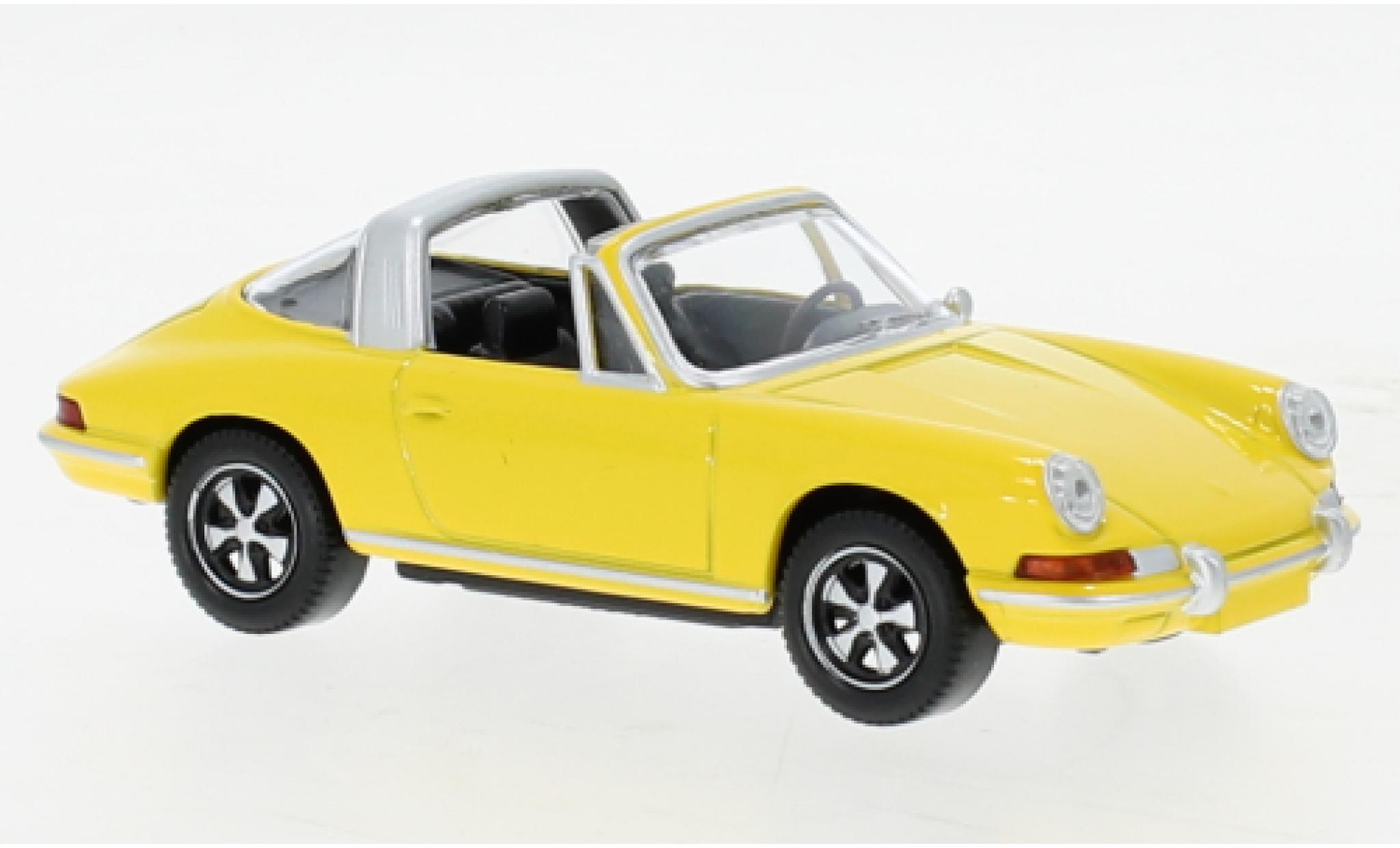 Porsche 911 1/43 Norev Targa giallo 1969 modellino in miniatura