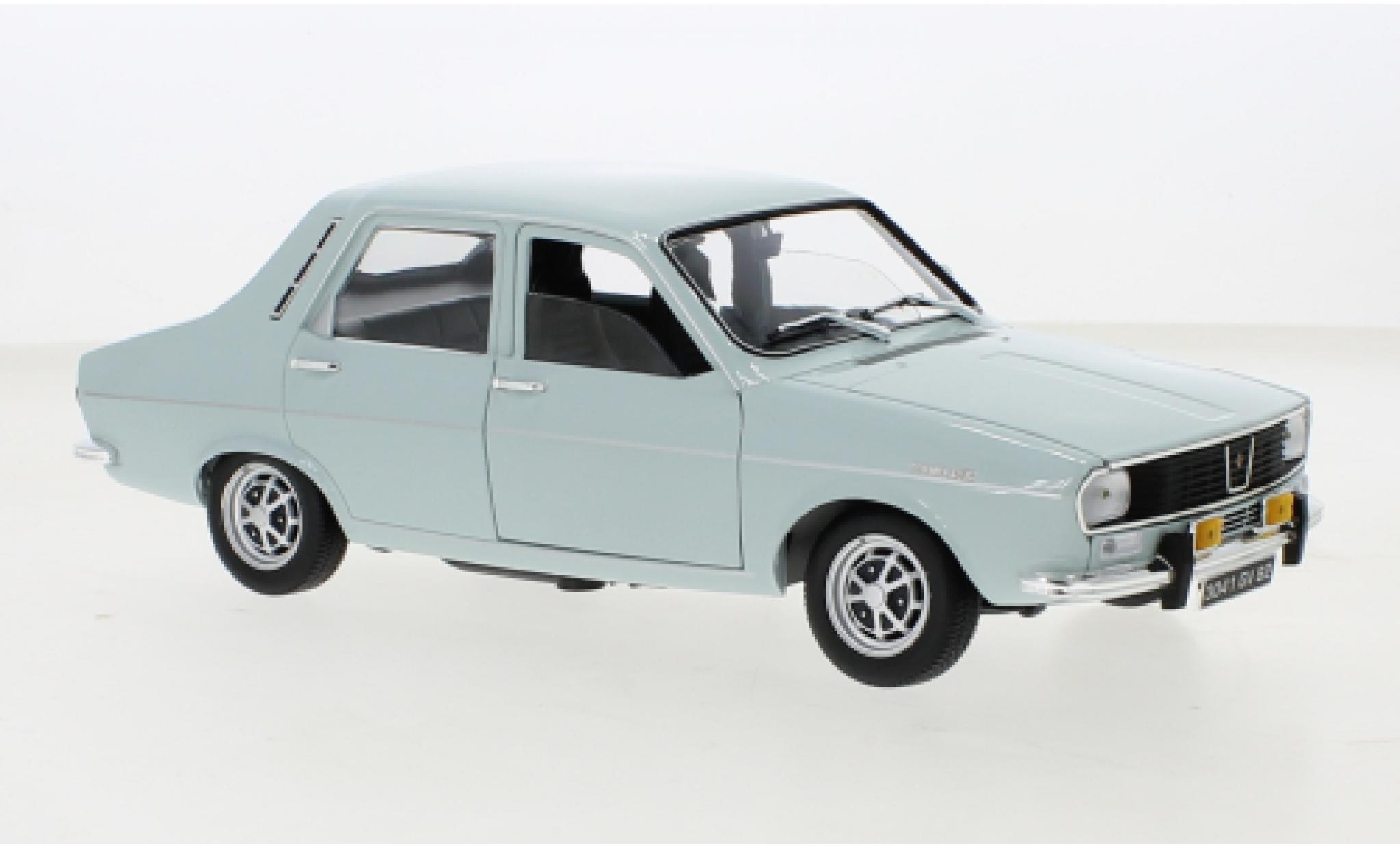 Renault 12 1/18 Norev TS blu 1974 modellino in miniatura