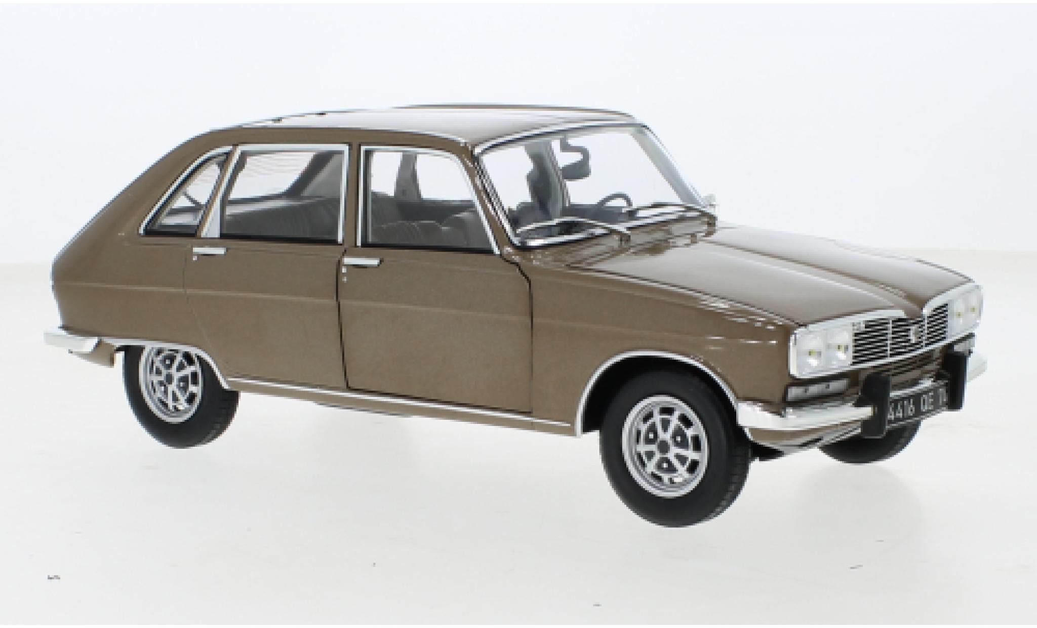 Renault 16 1/18 Norev TX metallise marroneee 1974 modellino in miniatura
