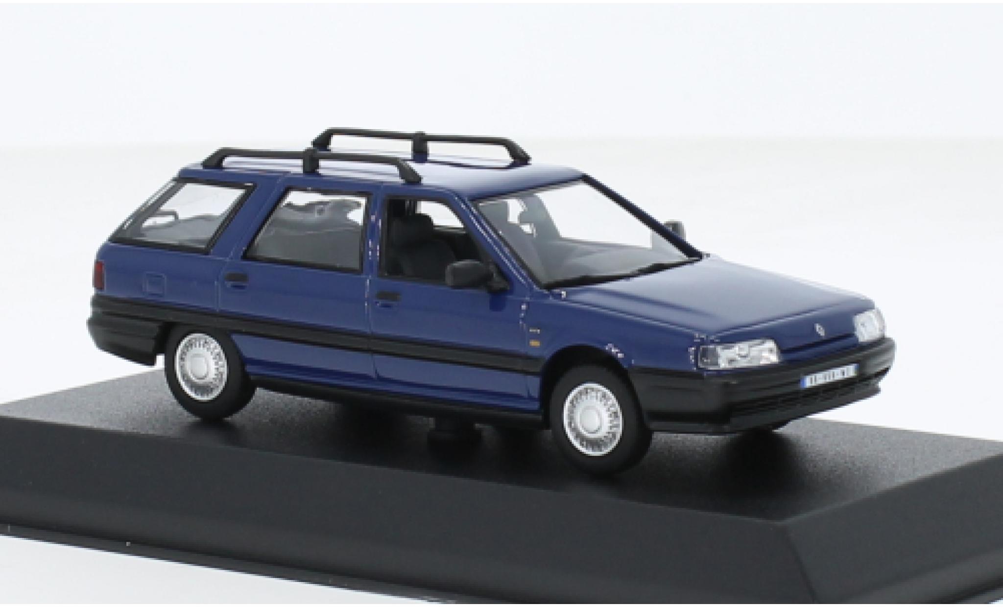 Renault 21 1/43 Norev Nevada blu 1993 modellino in miniatura