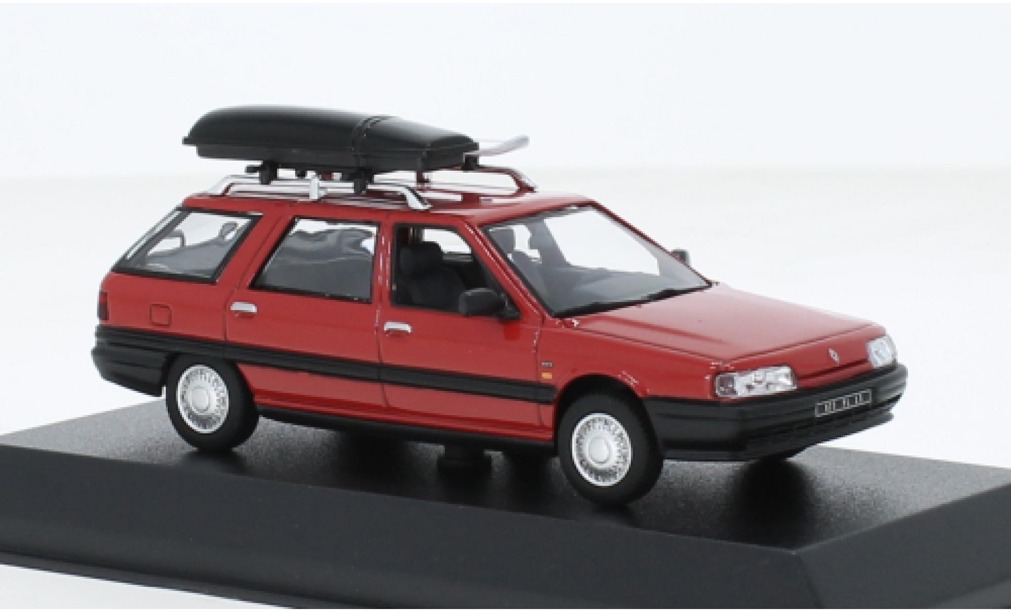 Renault 21 1/43 Norev Nevada rosso 1989 modellino in miniatura