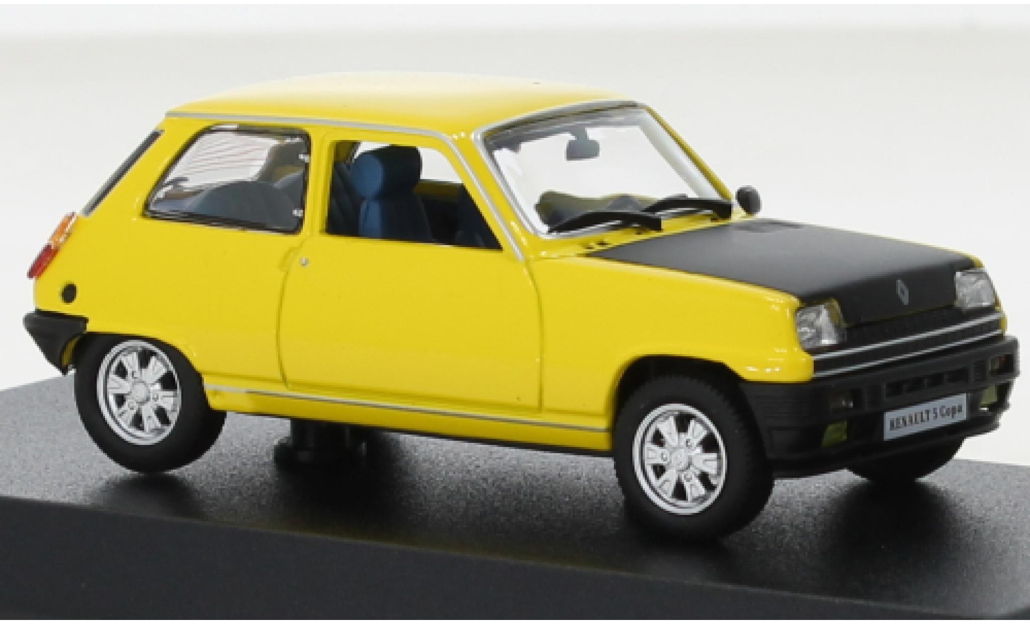 Renault 5 1/43 Norev Copa giallo 1980 modellino in miniatura