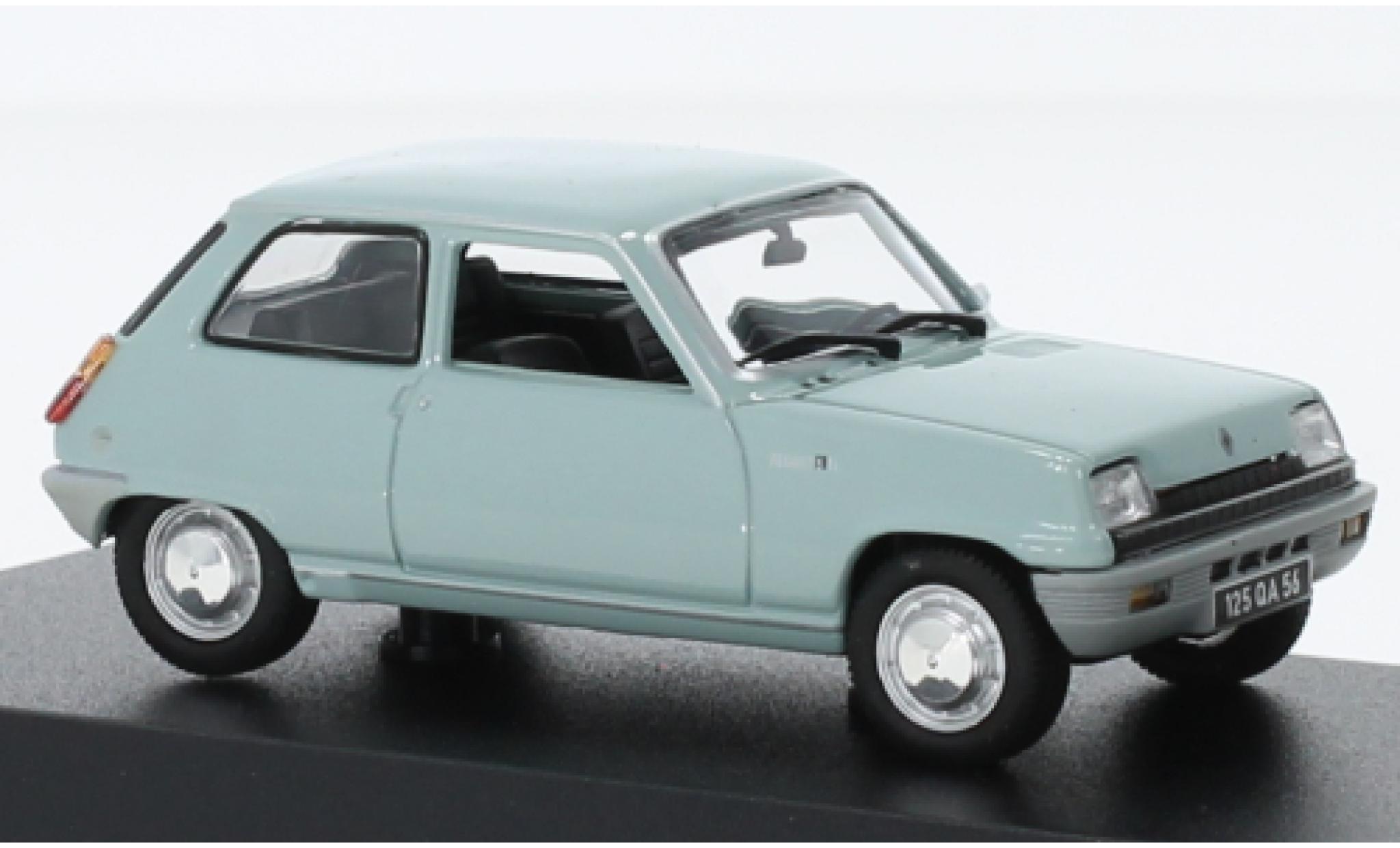 Renault 5 1/43 Norev TL blu clair 1972 modellino in miniatura
