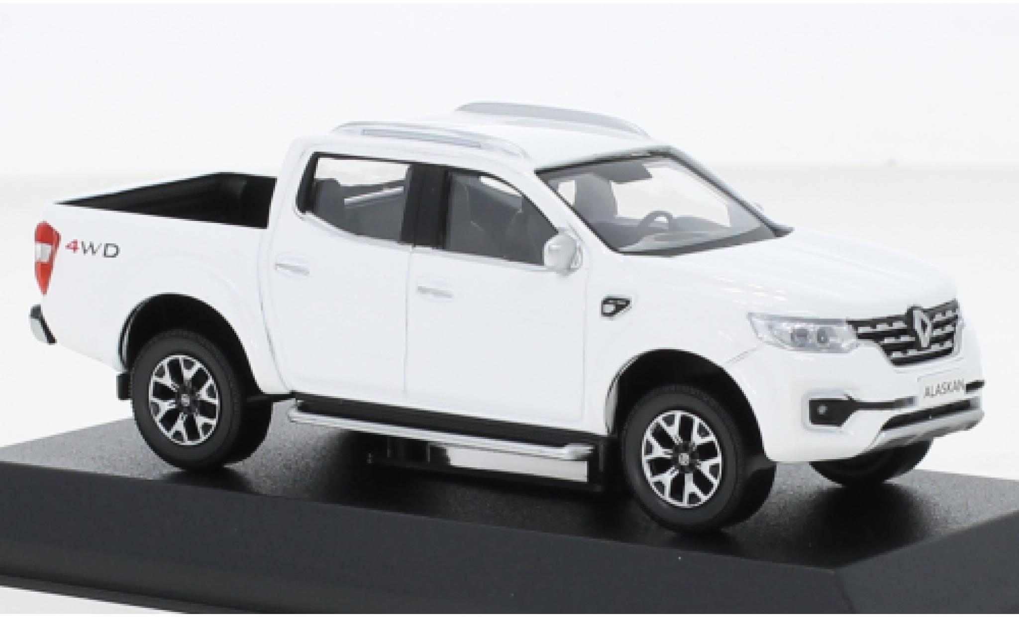 Renault Alaskan 1/43 Norev bianco 2017 modellino in miniatura