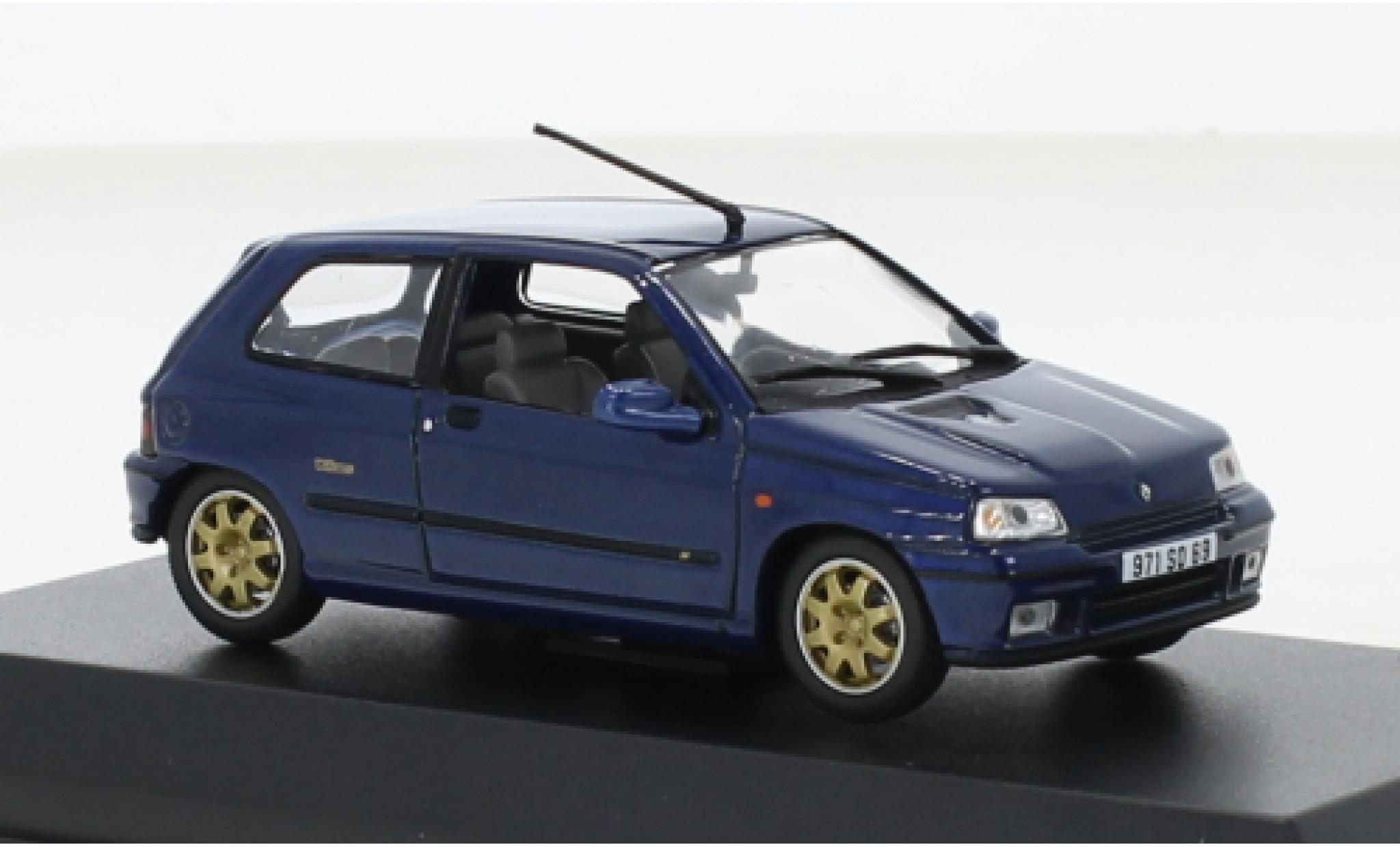 Renault Clio 1/43 Norev Williams metallise blu 1996 modellino in miniatura