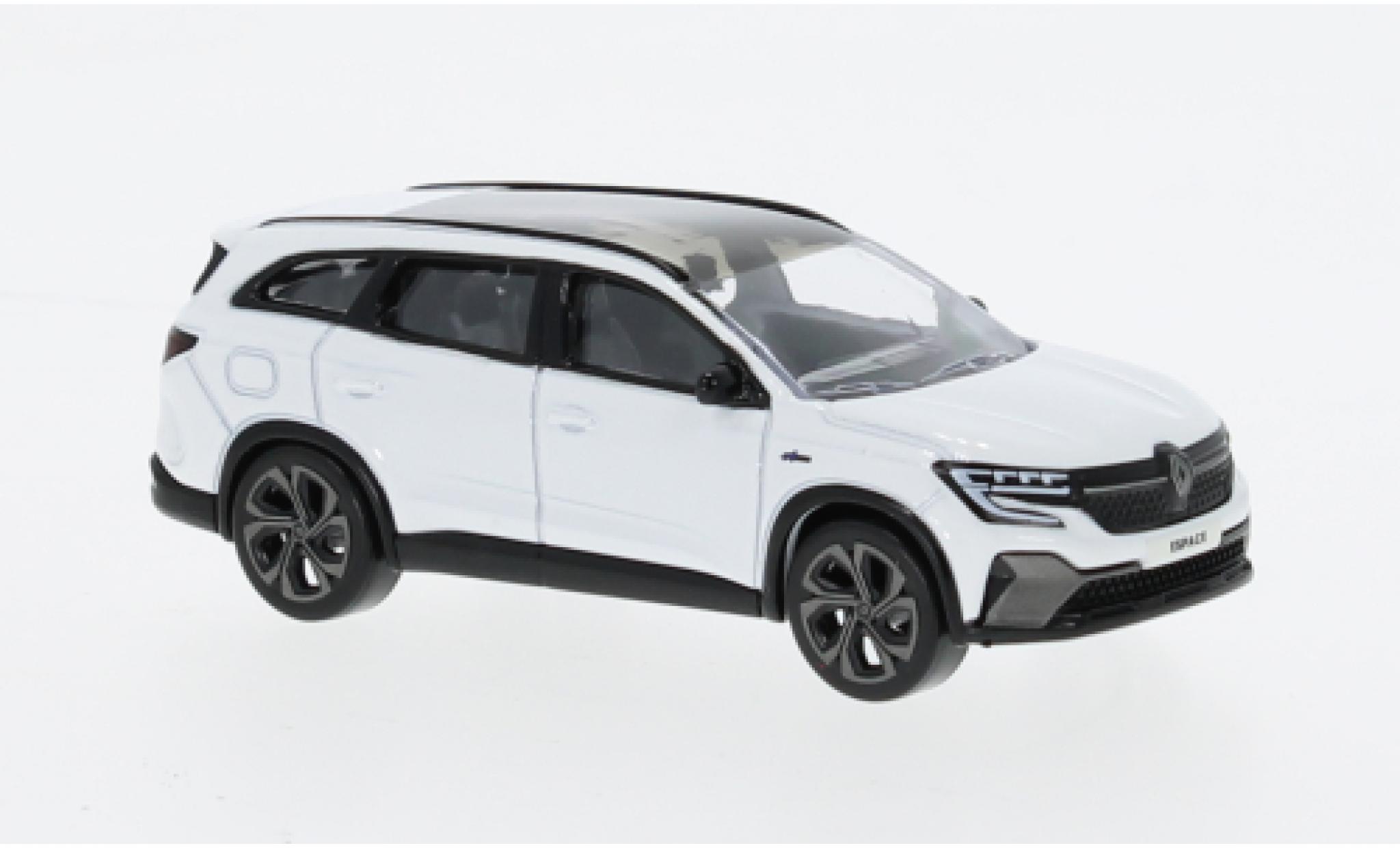 Renault Espace 1/64 Norev Esprit Alpine E-Tech hybride metallise bianco 2023 modellino in miniatura