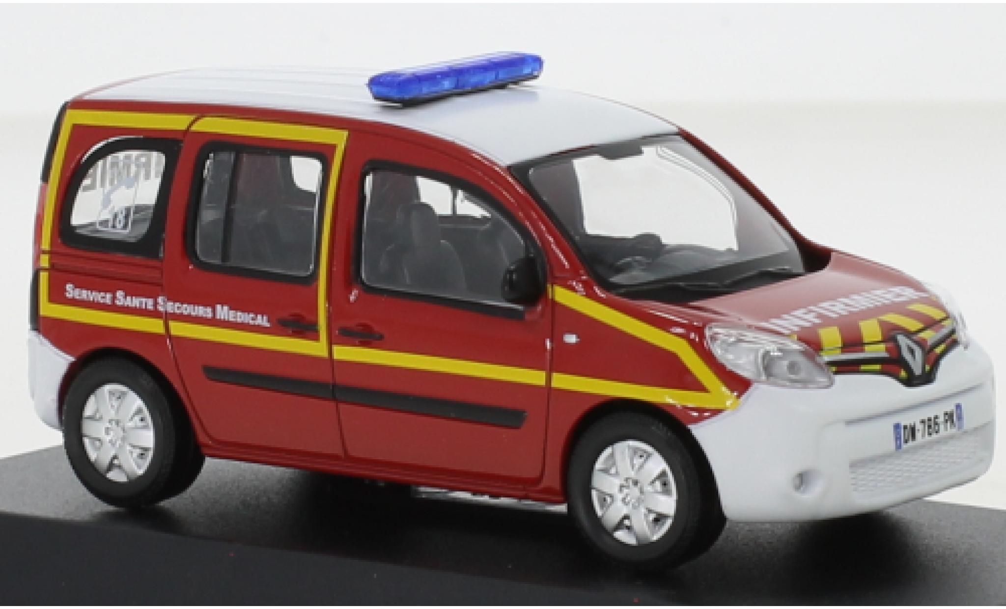 Renault Kangoo 1/43 Norev Pompiers - Infirmier SSSM 2013 modellino in miniatura