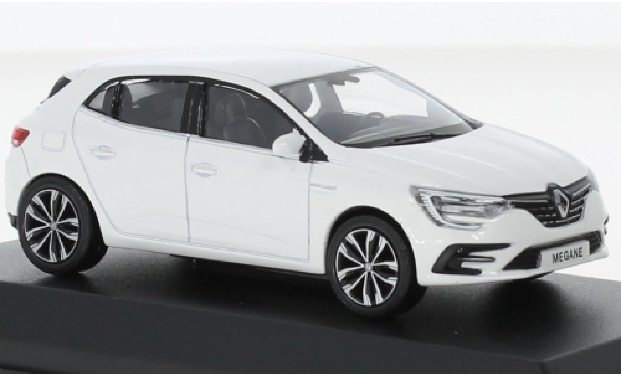 Renault Megane 1/43 Norev bianco 2020 modellino in miniatura