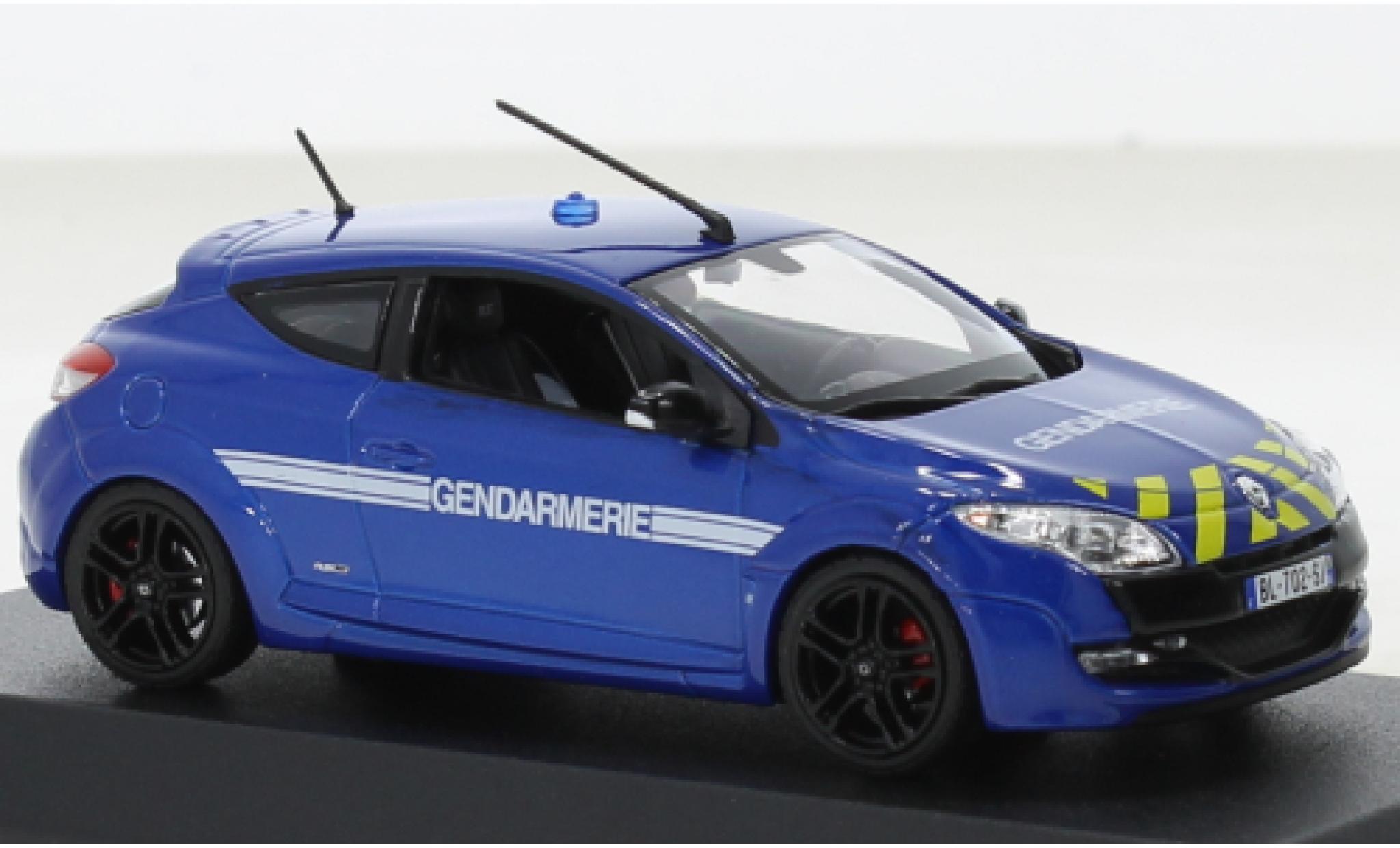 Renault Megane 1/43 Norev R.S. Gendamerie (F) 2011 modellino in miniatura