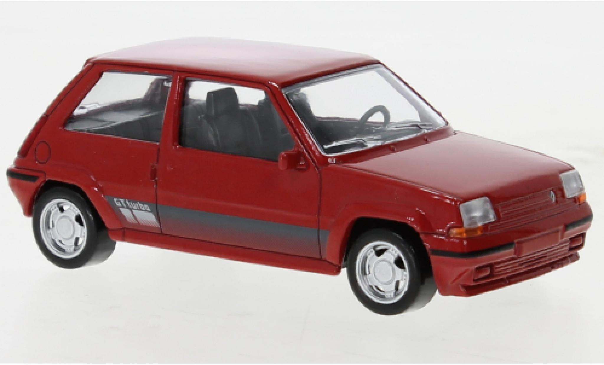 Renault 5 GT Turbo 1/43 Norev SuperCinq GT Turbo Ph II rosso 1988 modellino in miniatura