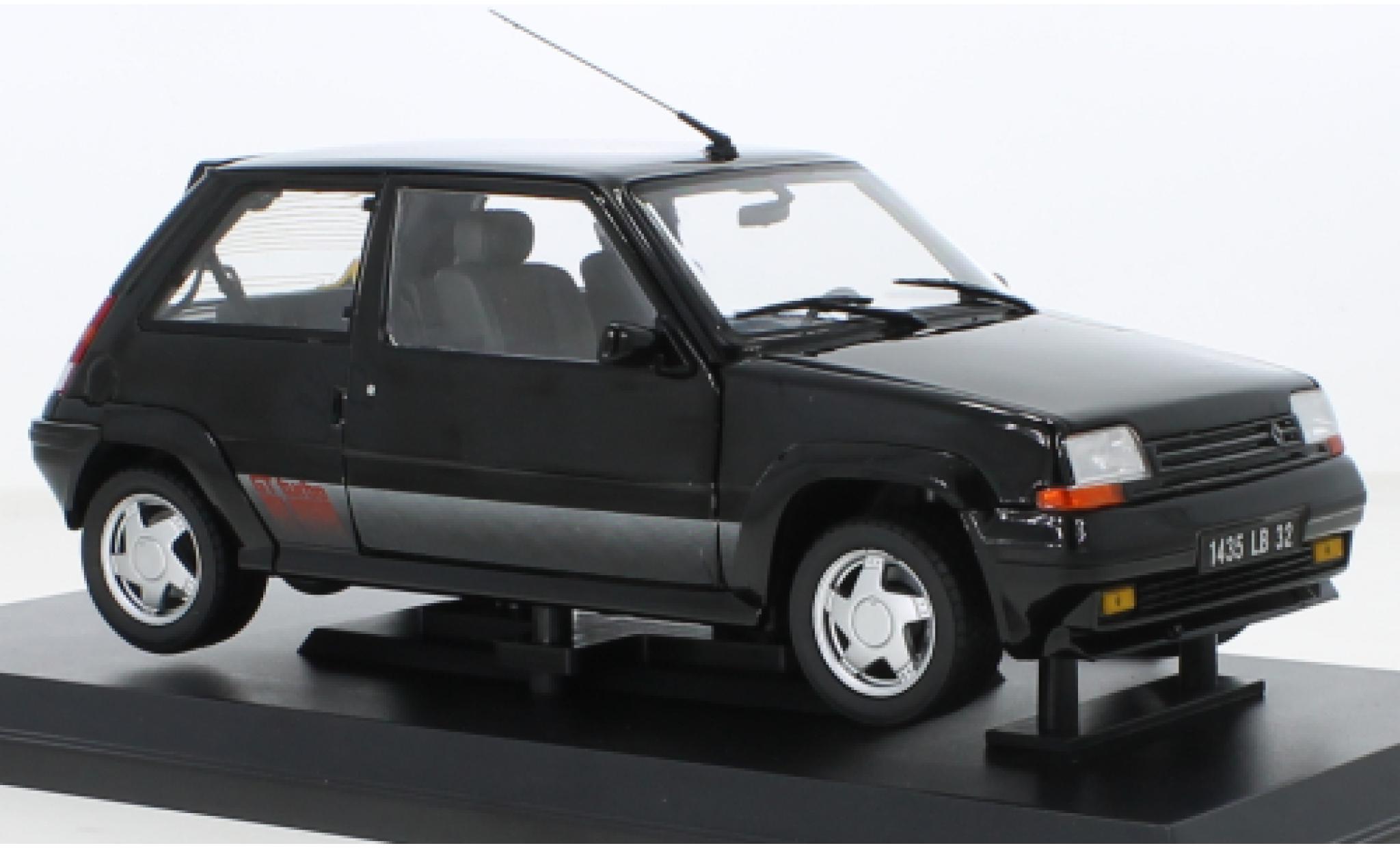 Renault 5 GT Turbo 1/18 Norev SuperCinq GT Turbo nero 1989 modellino in miniatura