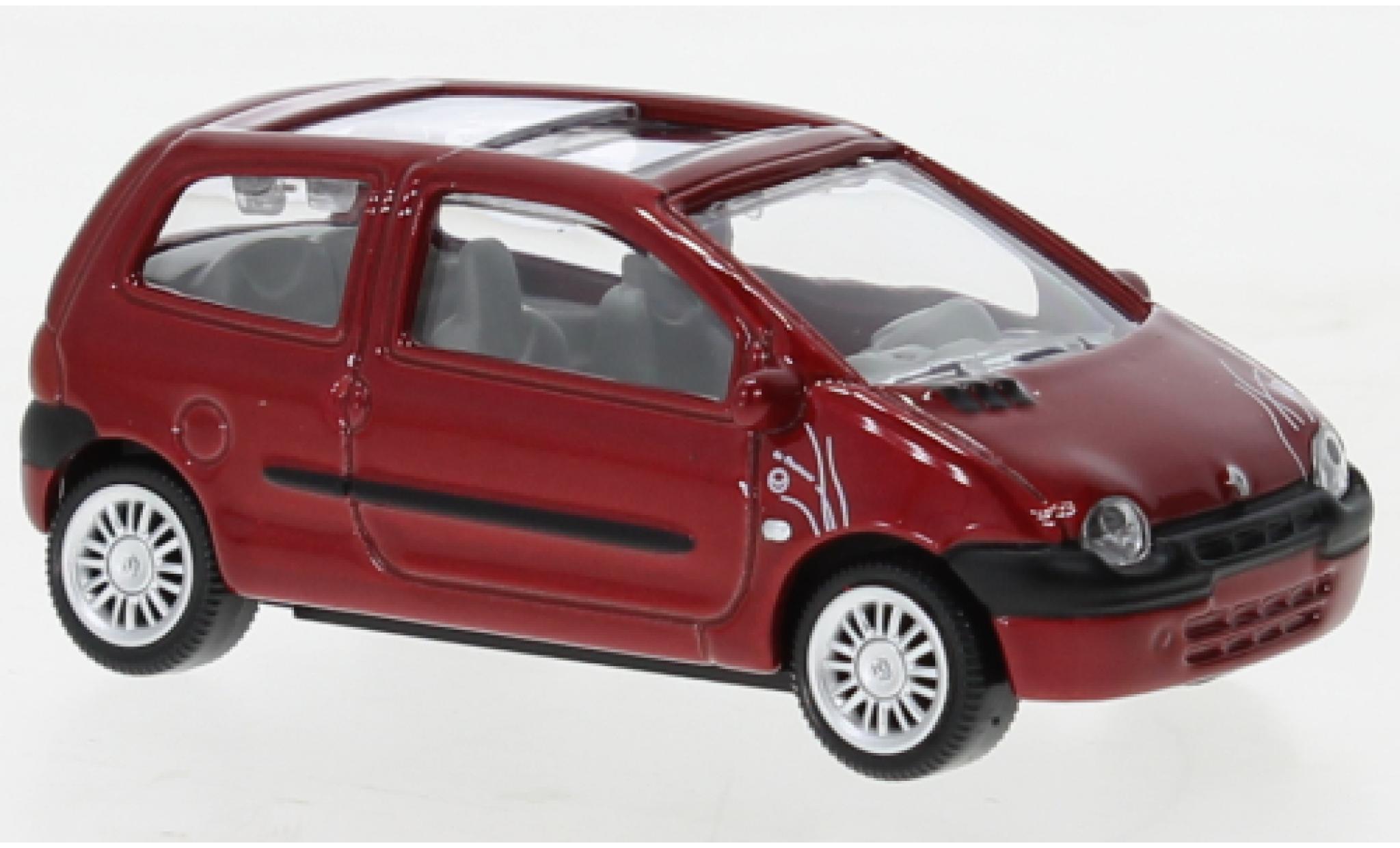 Renault Twingo 1/64 Norev metallise rosso foncé 2004 modellino in miniatura