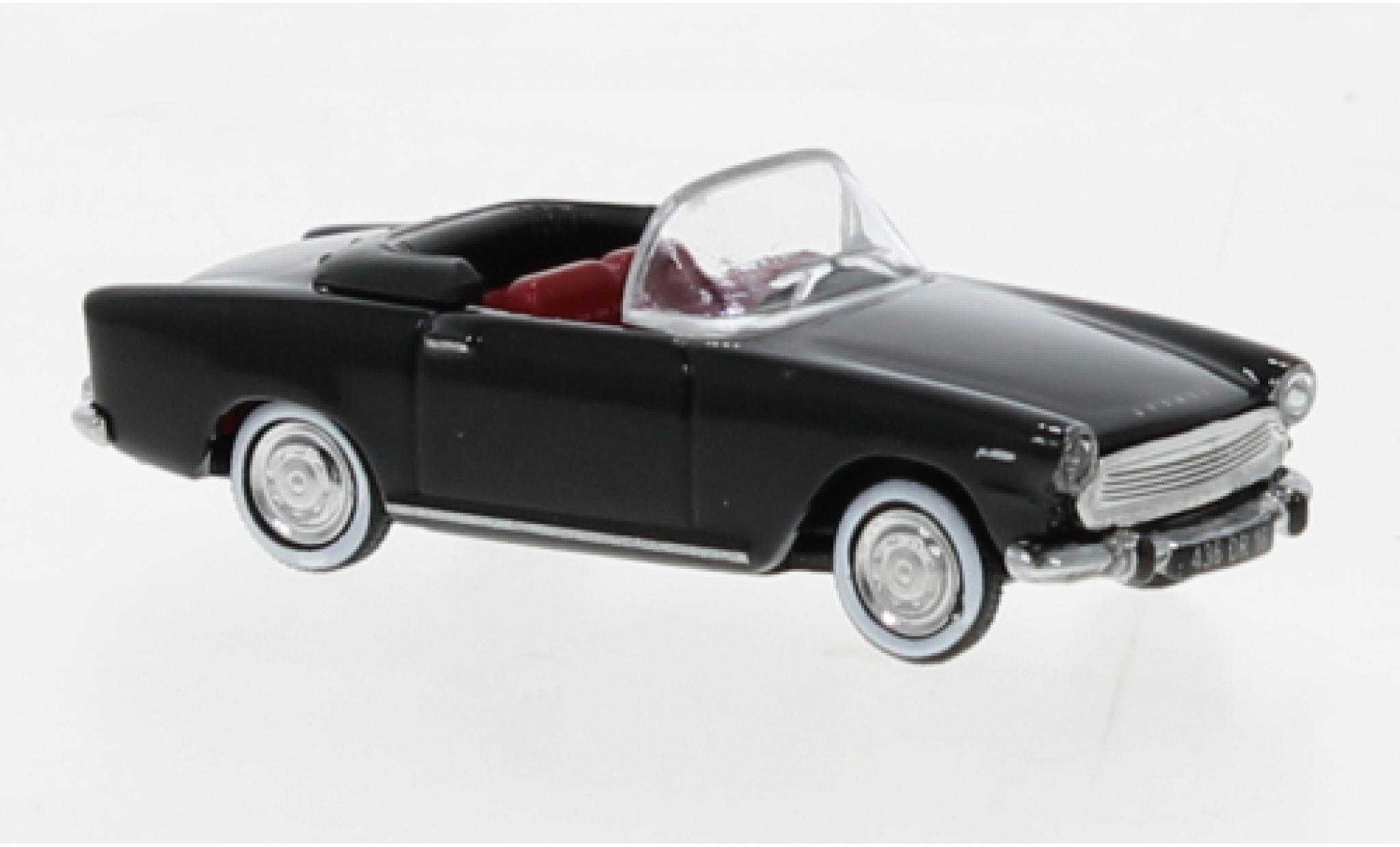 Simca Aronde 1/87 Norev P60 Oceane nero 1960 modellino in miniatura