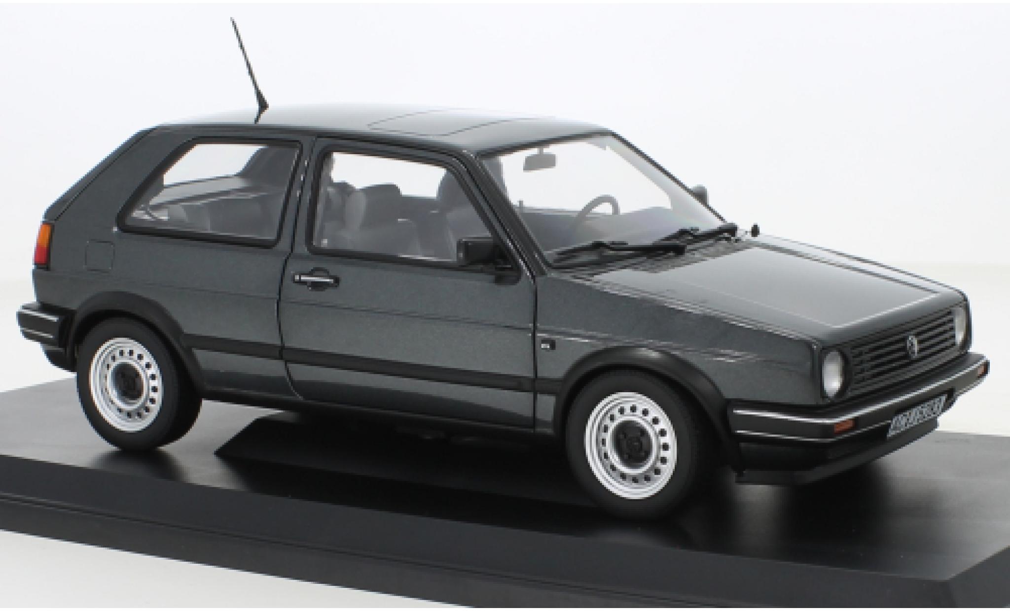 Volkswagen Golf 1/18 Norev II CL metallise grigio 1988 modellino in miniatura