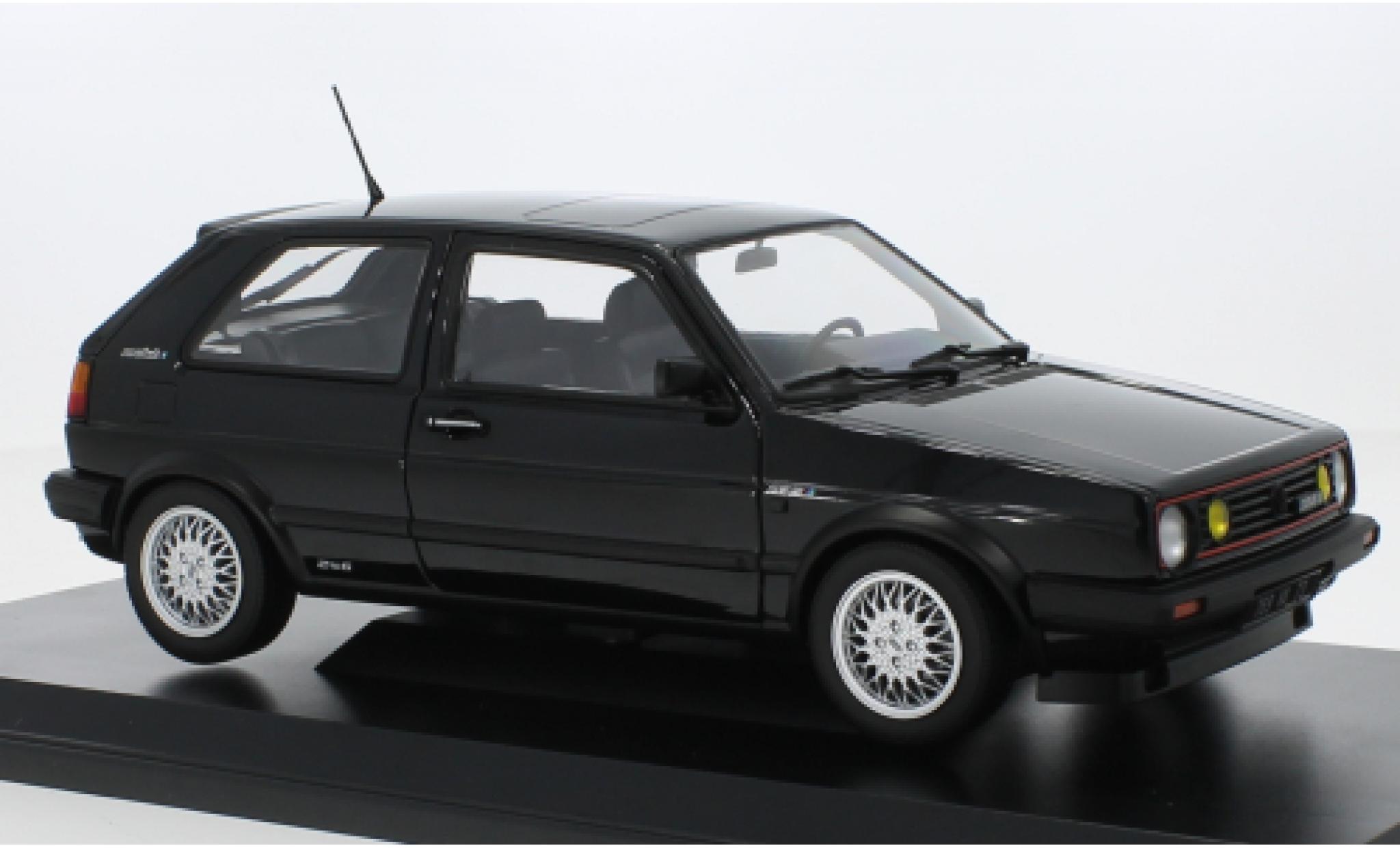 Volkswagen Golf 1/18 Norev II GTI 16S Match metallise nero 1989 modellino in miniatura
