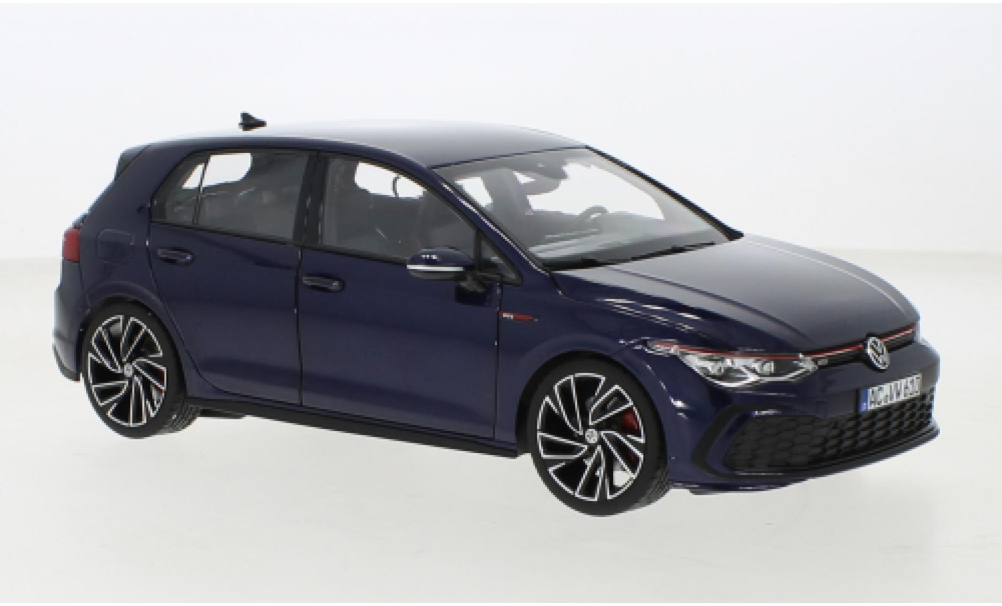 Volkswagen Golf 1/18 Norev VIII GTI metallise blu 2020 modellino in miniatura
