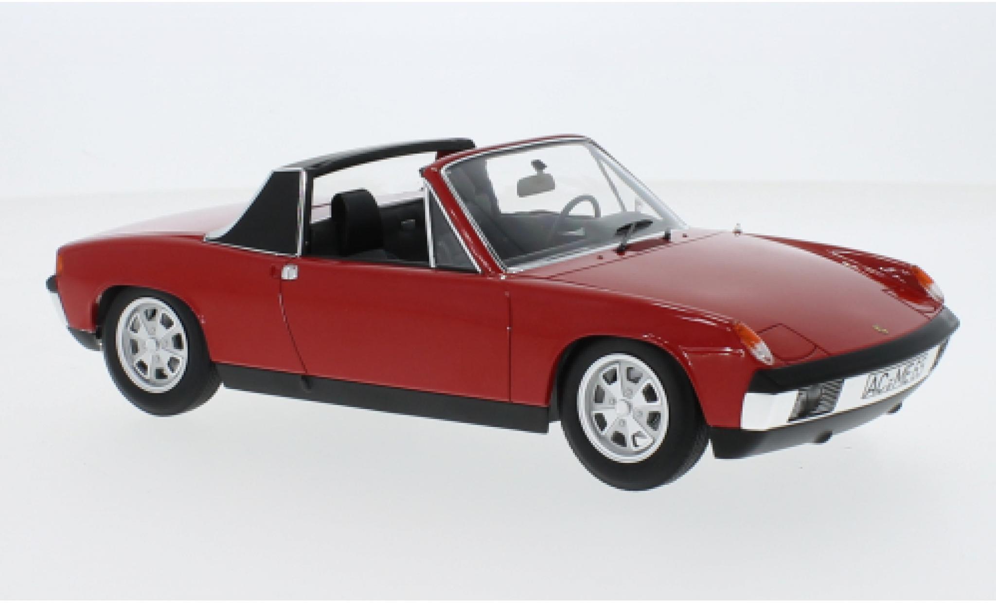 Porsche 914 1/18 Norev Volkswagen 1.7 rosso 1972 modellino in miniatura