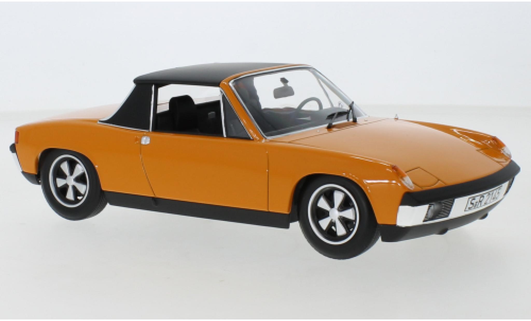 Porsche 914 1/18 Norev Volkswagen -6 orange 1973 modellino in miniatura