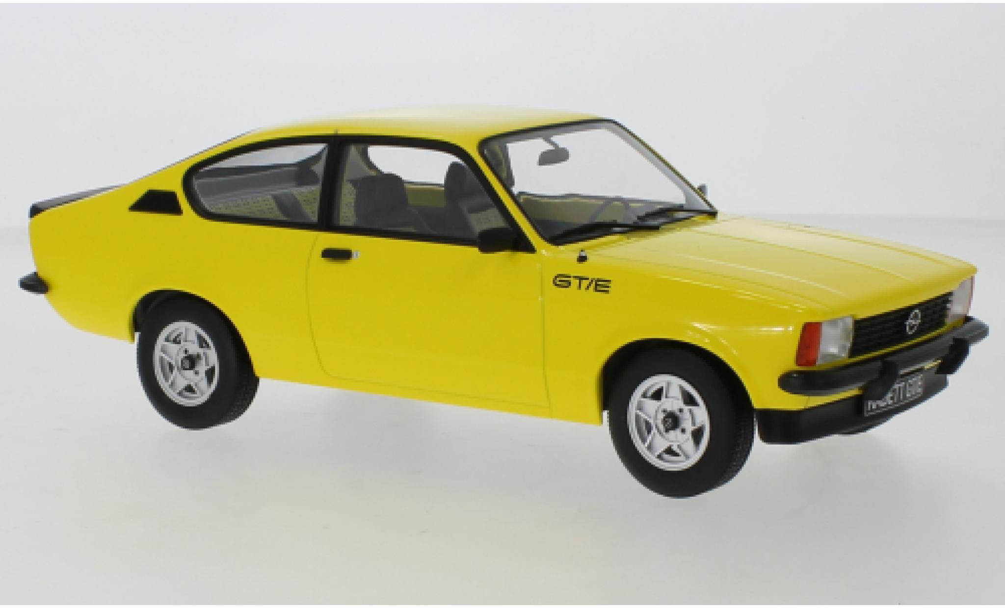 Opel Kadett 1/18 Norev C GT/E giallo 1977 modellino in miniatura