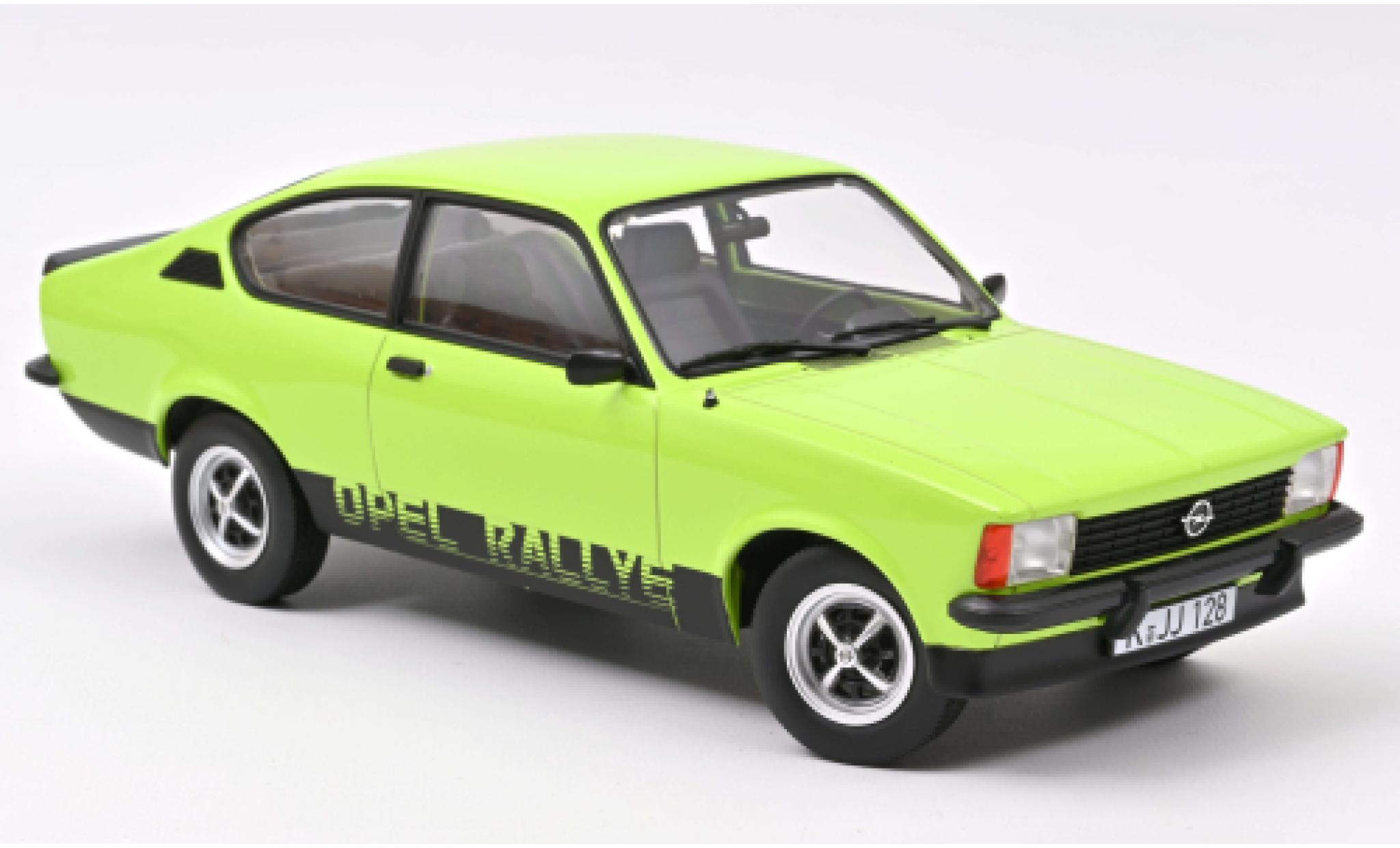Opel Kadett 1/18 Norev C Rallye 2.0 E verde/Dekor 1977 modellino in miniatura