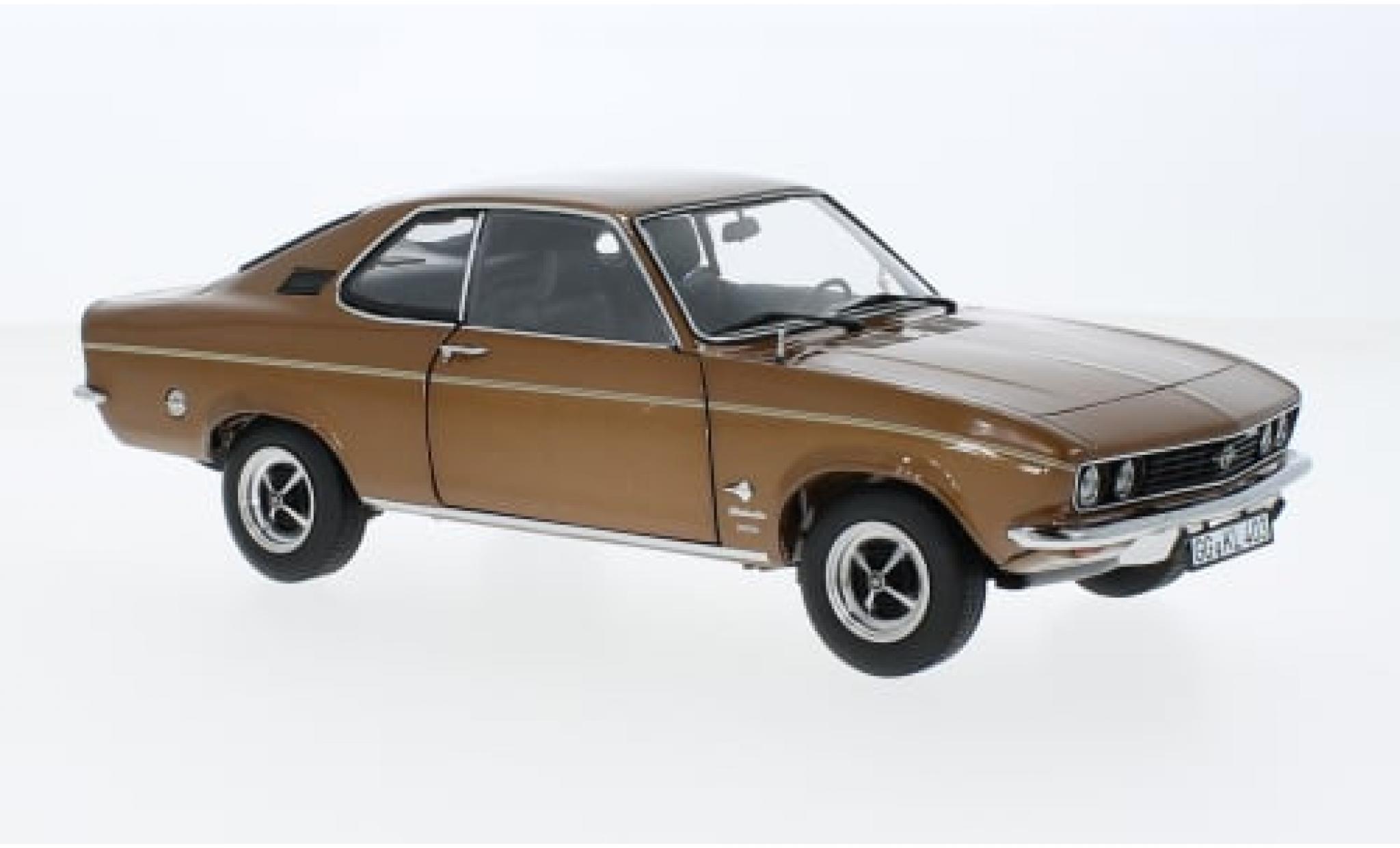 Opel Manta 1/18 Norev A metallise braun 1970 1:18 modellino in miniatura