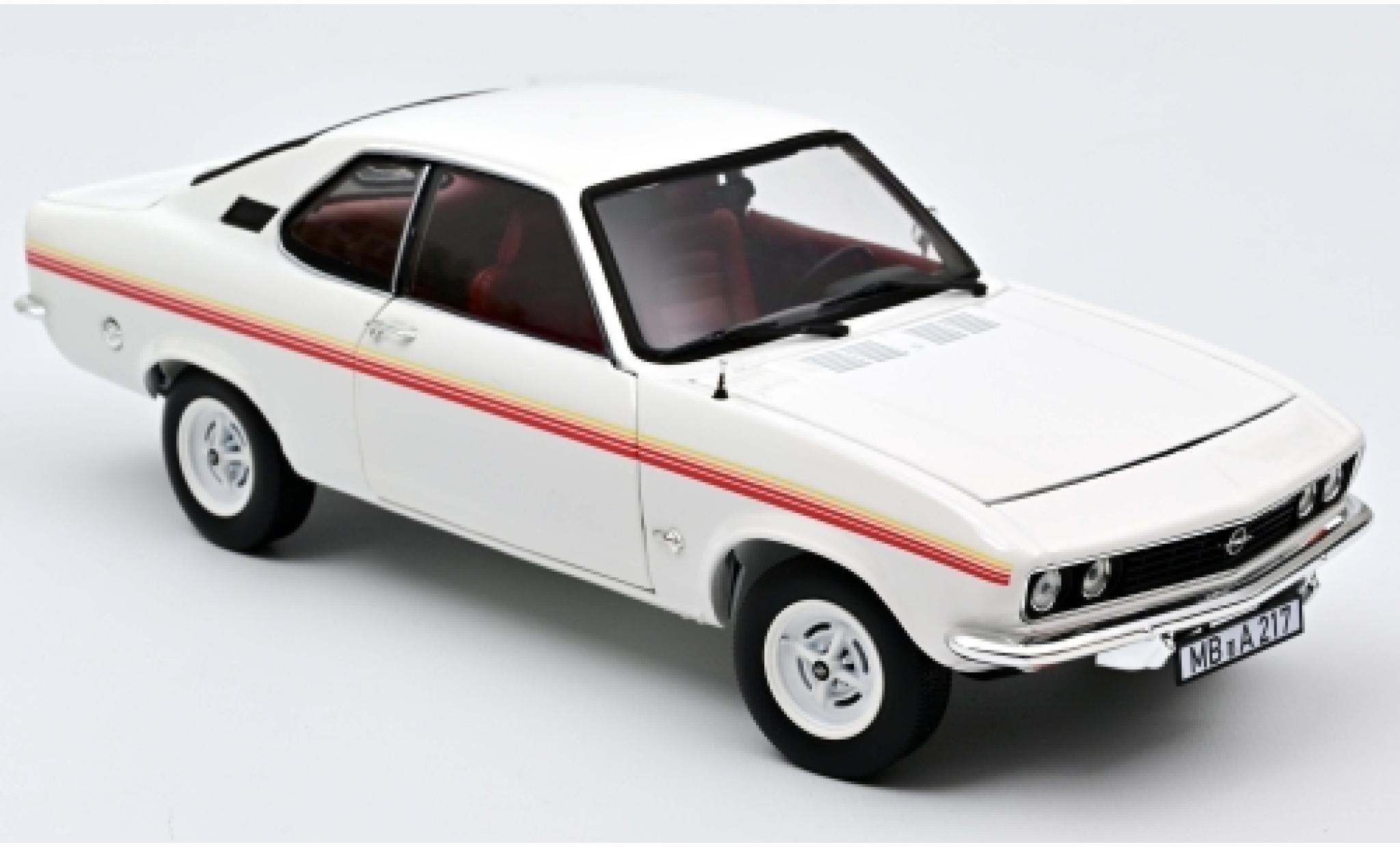 Opel Manta 1/18 Norev A Swinger bianco/Dekor 1975 modellino in miniatura