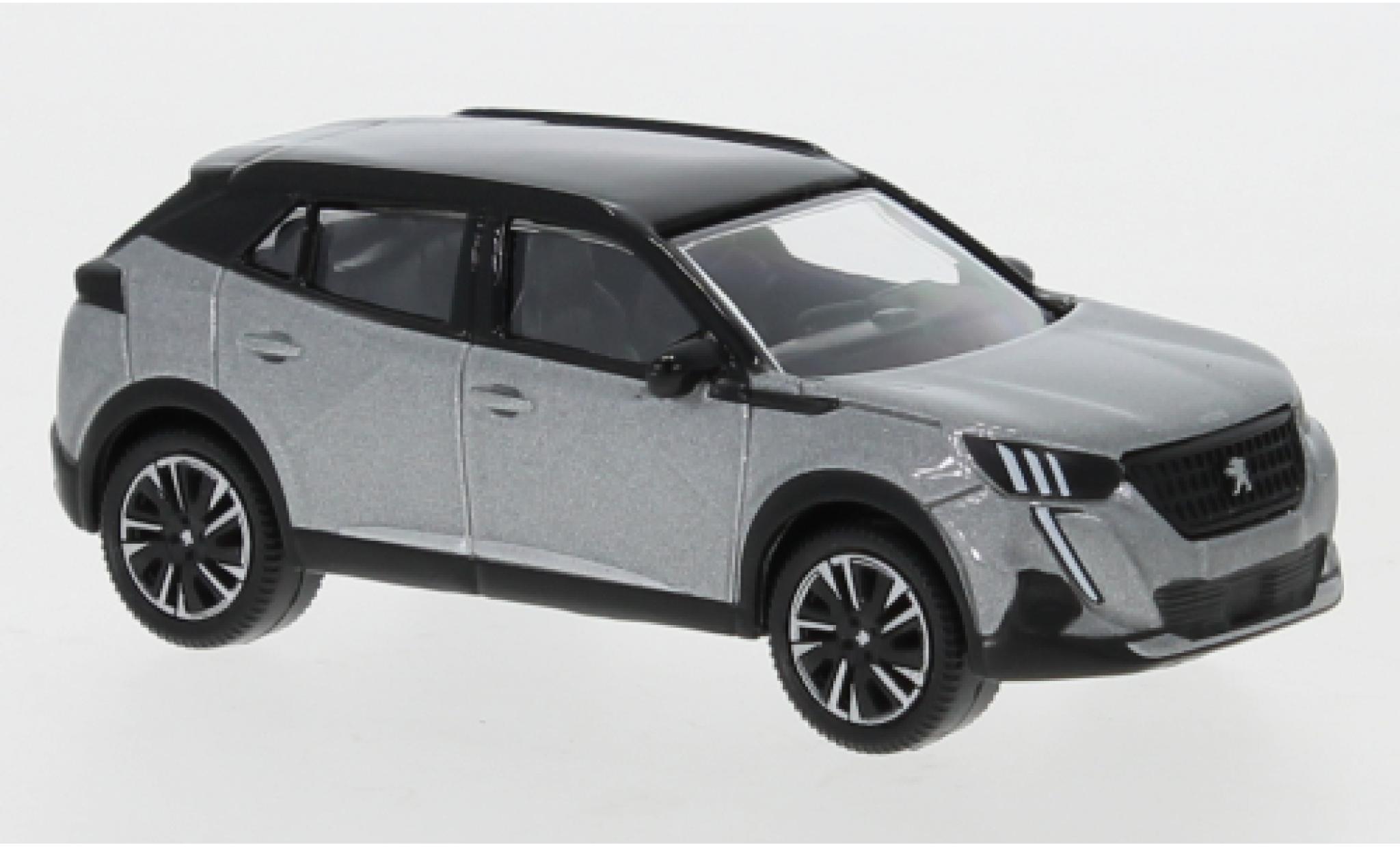 Peugeot 2008 1/64 Norev metallico grigio/nero 2020 modellino in miniatura