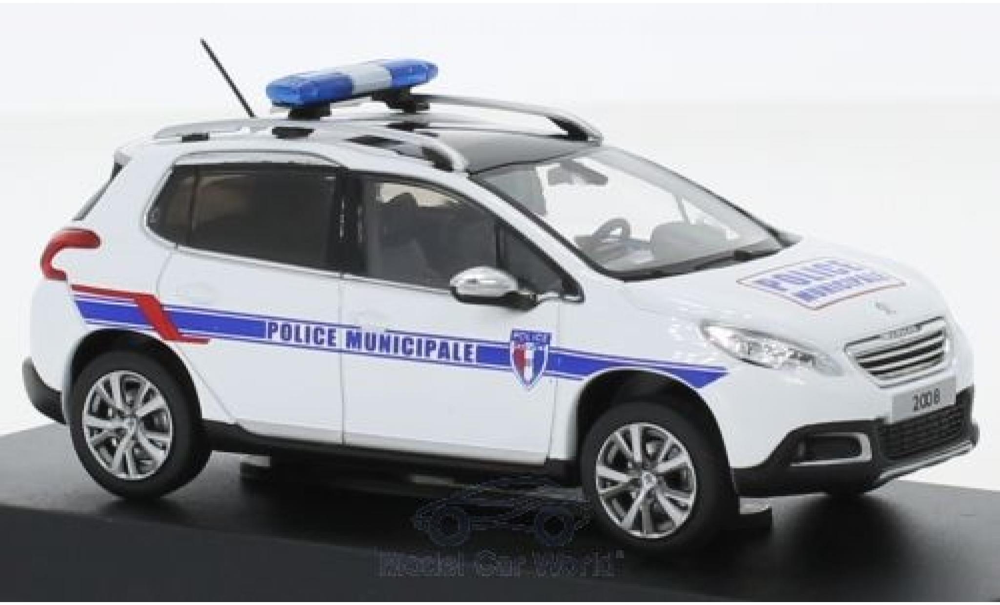 Peugeot 2008 1/43 Norev Police Municipale Polizei (F) 2013 modellino in miniatura