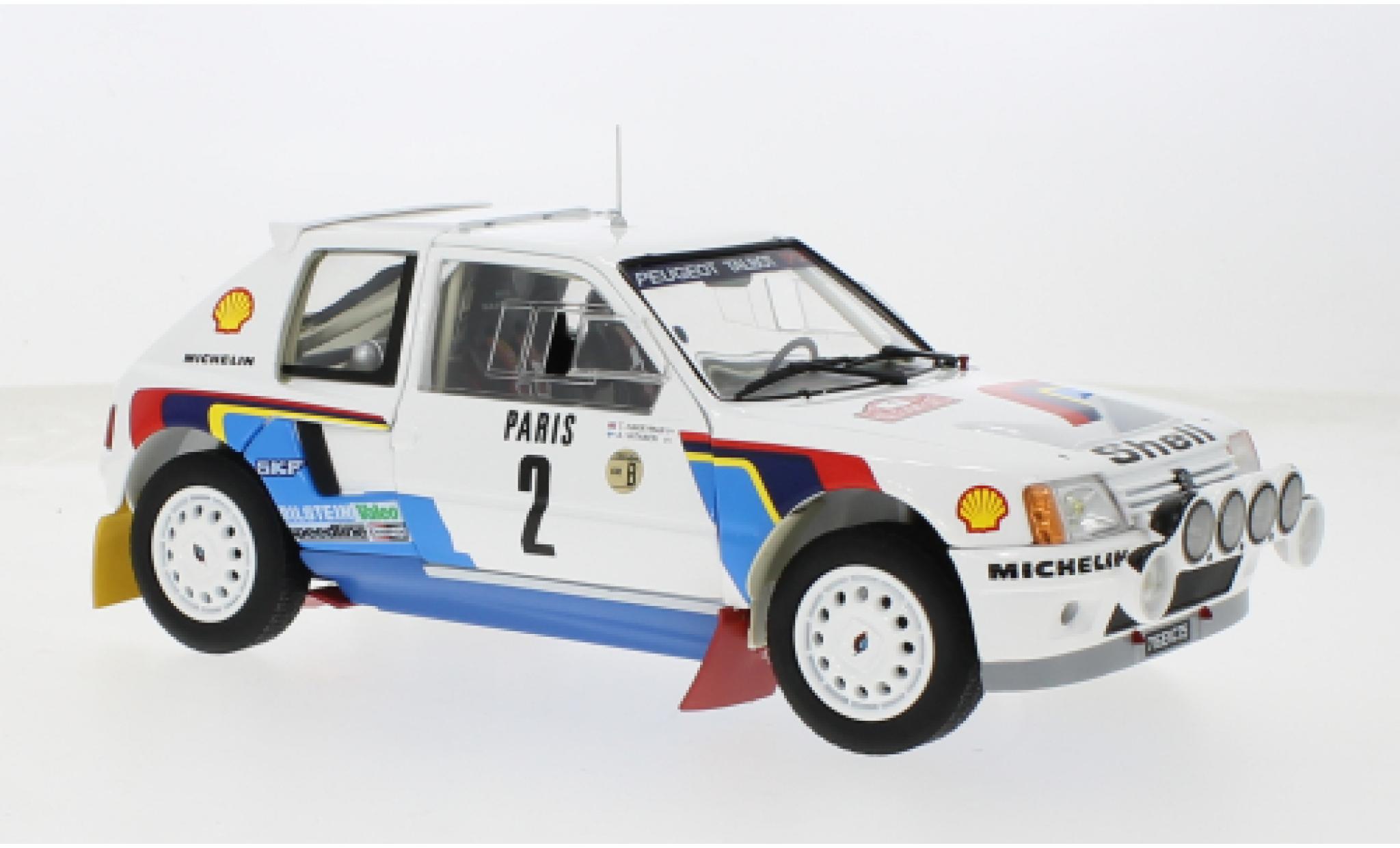 Peugeot 205 1/18 Norev T16 No.2 Rallye WM Rallye Monte Carlo 1985 1:18 modellino in miniatura