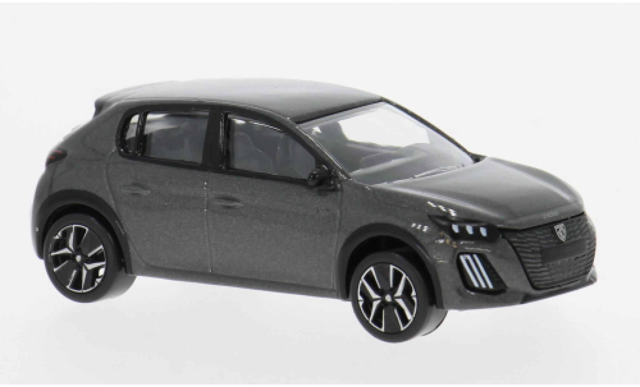 Peugeot 208 Norev grau 2024 1:64 modellino in miniatura