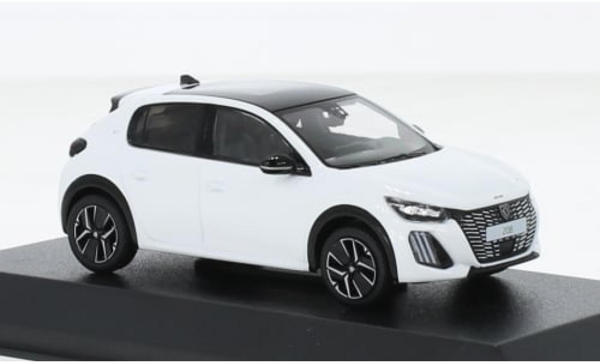 Peugeot 208 1/43 Norev GT weiss 2024 1:43 modellino in miniatura
