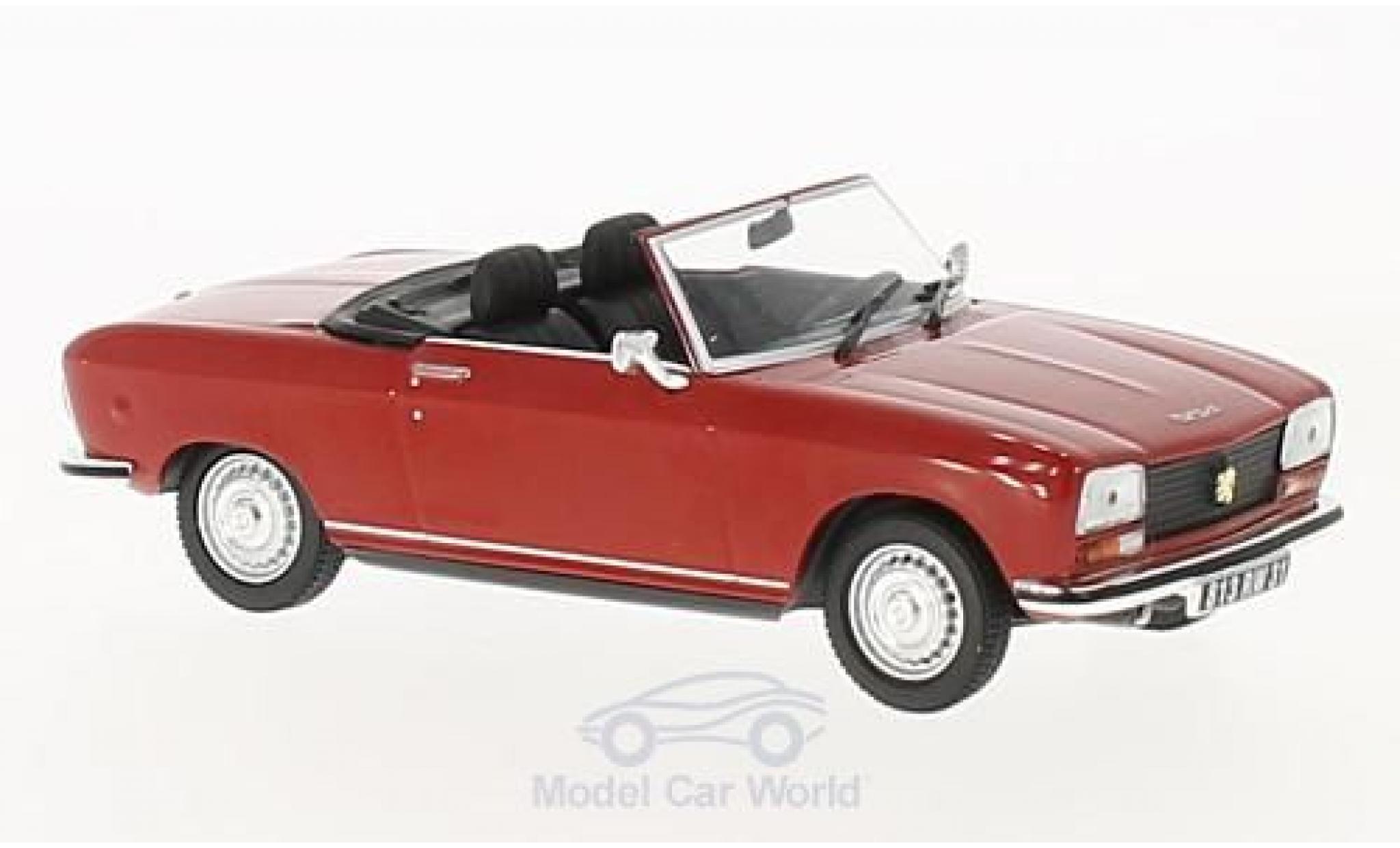 Peugeot 304 Cabriolet 1/43 Norev Cabriolet S rosso 1973 modellino in miniatura