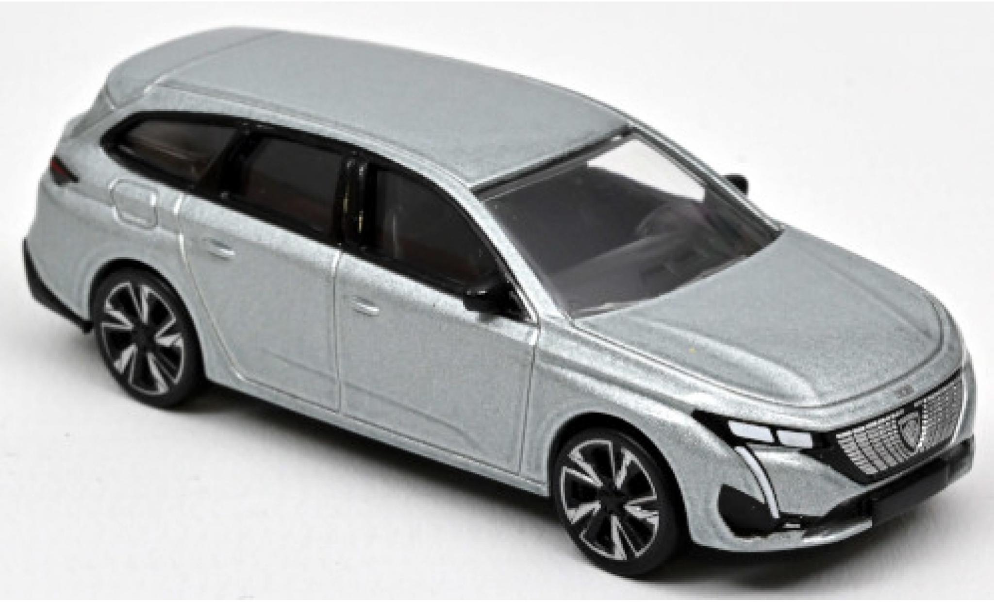 Peugeot 308 1/64 Norev SW metallico grigio 2021 modellino in miniatura