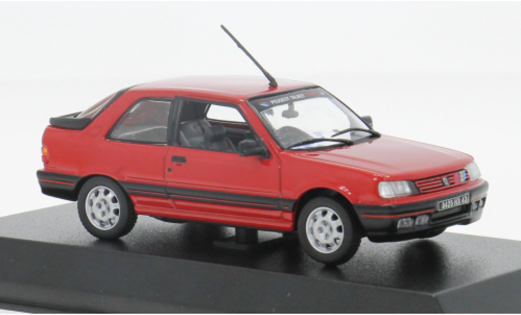 Peugeot 309 Norev GTi rot 1987 1:43 modellino in miniatura