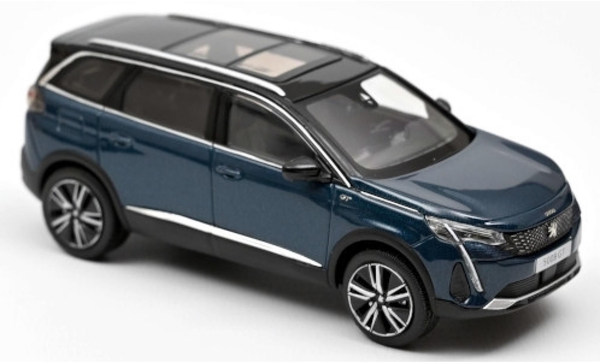 Peugeot 5008 1/43 Norev GT metallico blu 2020 modellino in miniatura