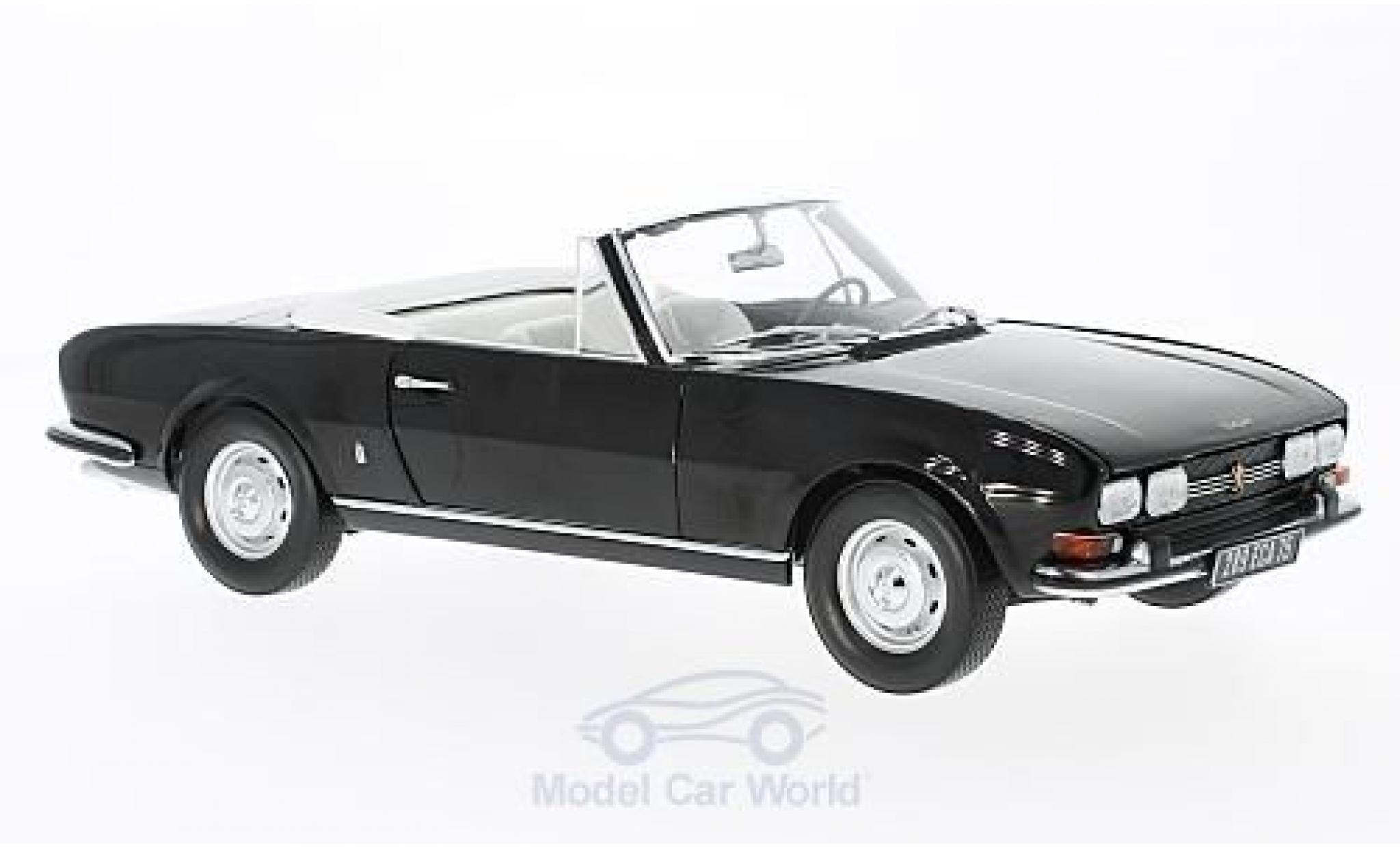 Peugeot 504 Cabriolet 1/18 Norev Cabriolet nero 1971 SoftTop liegt bei modellino in miniatura