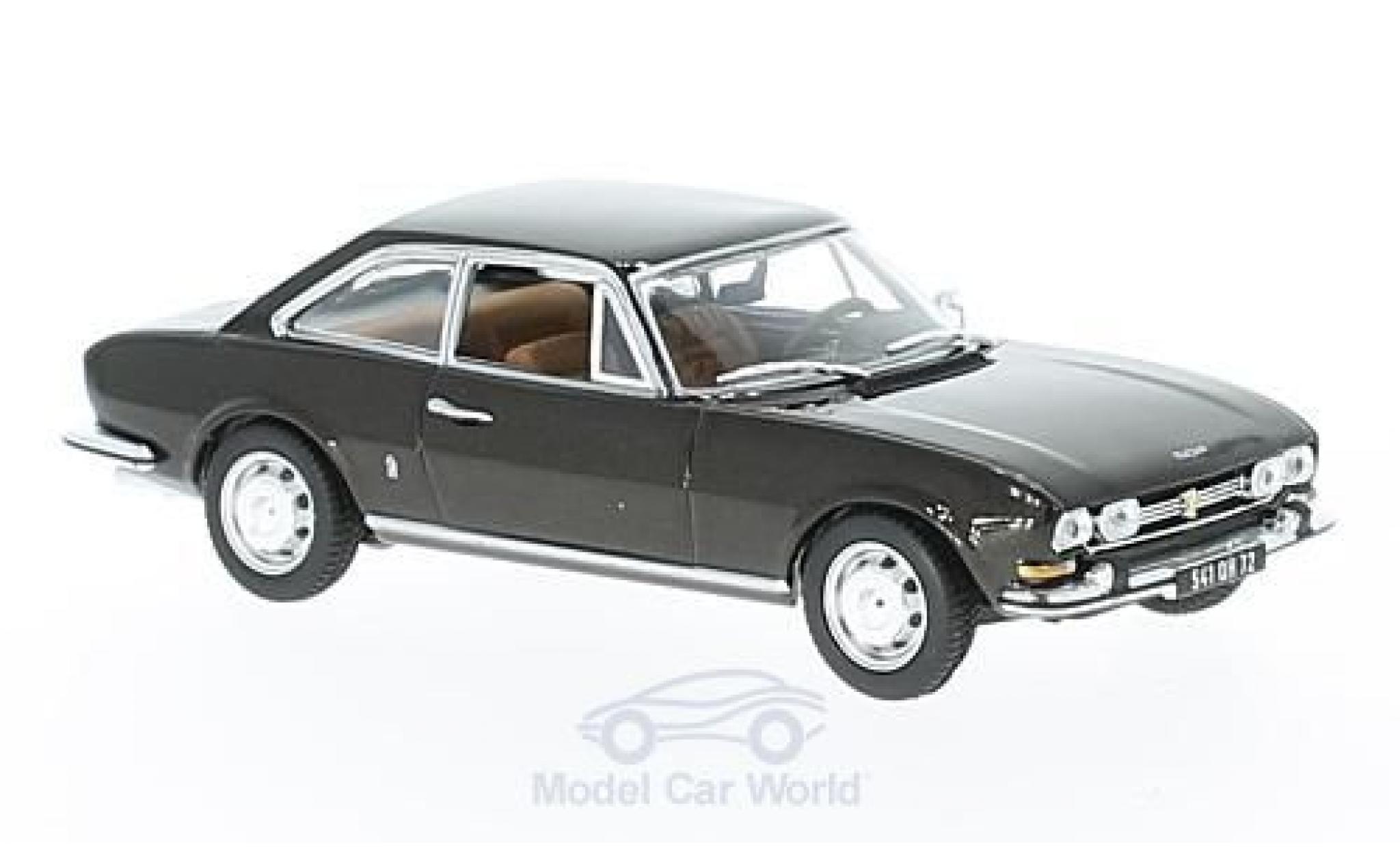 Peugeot 504 coupe 1/43 Norev Coupe metallico marroneee 1969 modellino in miniatura