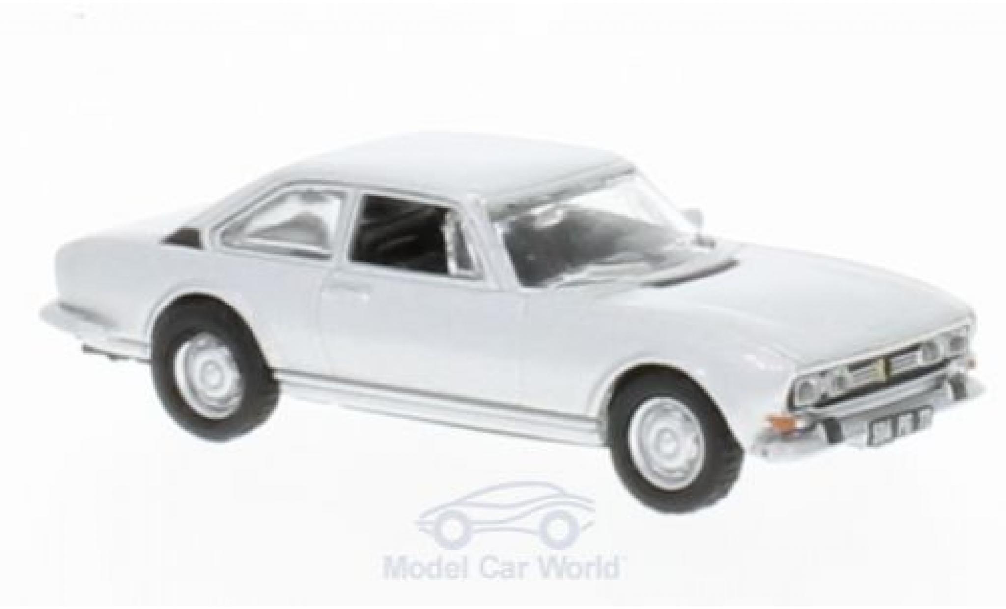 Peugeot 504 1/87 Norev Coupe grigio 1971 ohne Vitrine modellino in miniatura