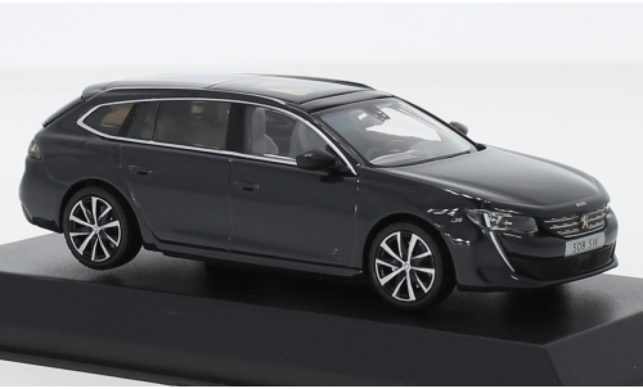 Peugeot 508 1/43 Norev SW grigio 2018 modellino in miniatura