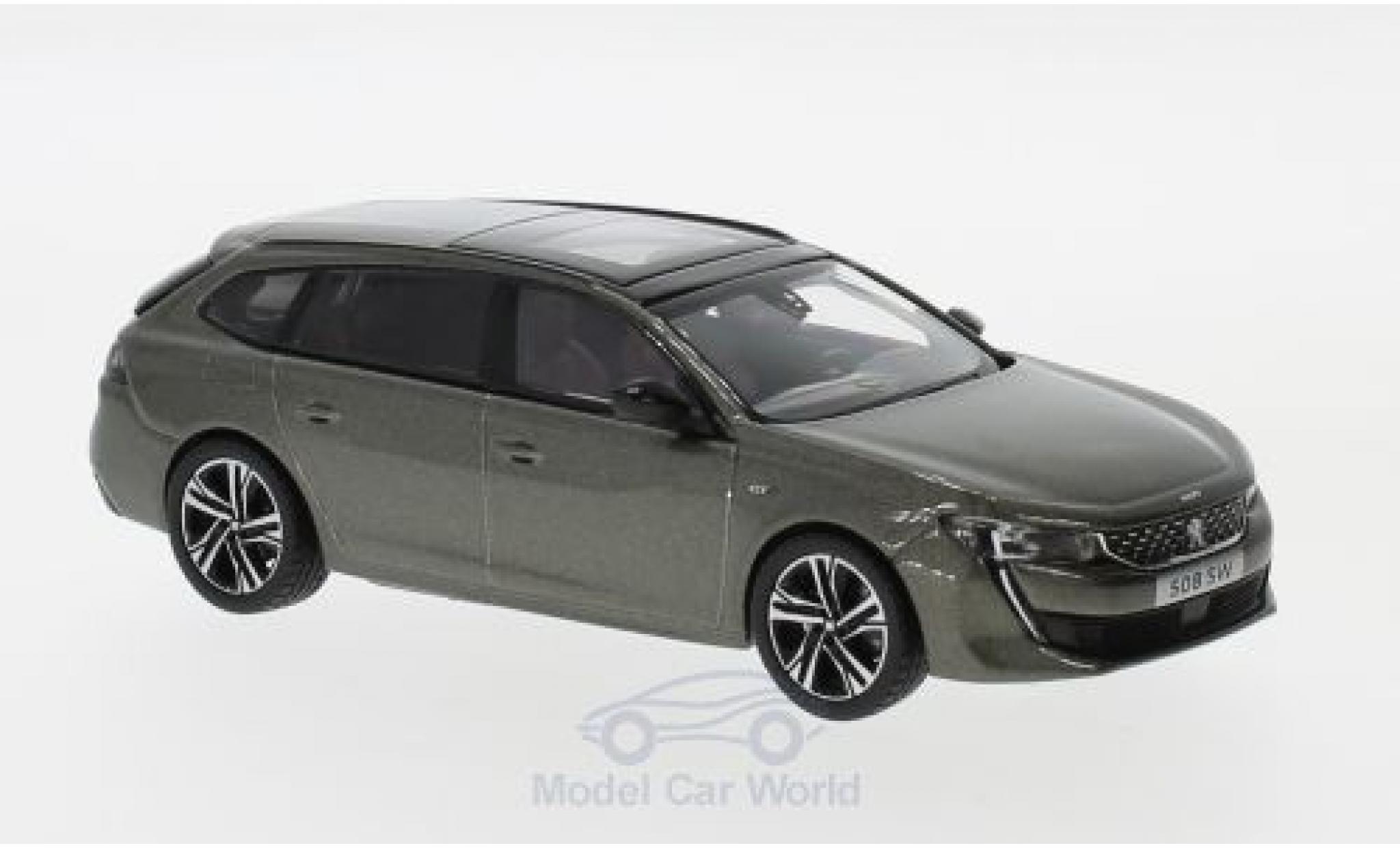 Peugeot 508 SW 1/43 Norev SW GT metallico grigio 2018 modellino in miniatura
