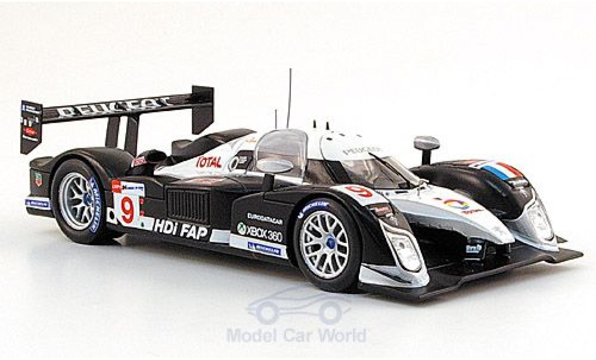Peugeot 908 2008 1/43 Norev HDI Total 24h Le Mans 2008 modellino in miniatura