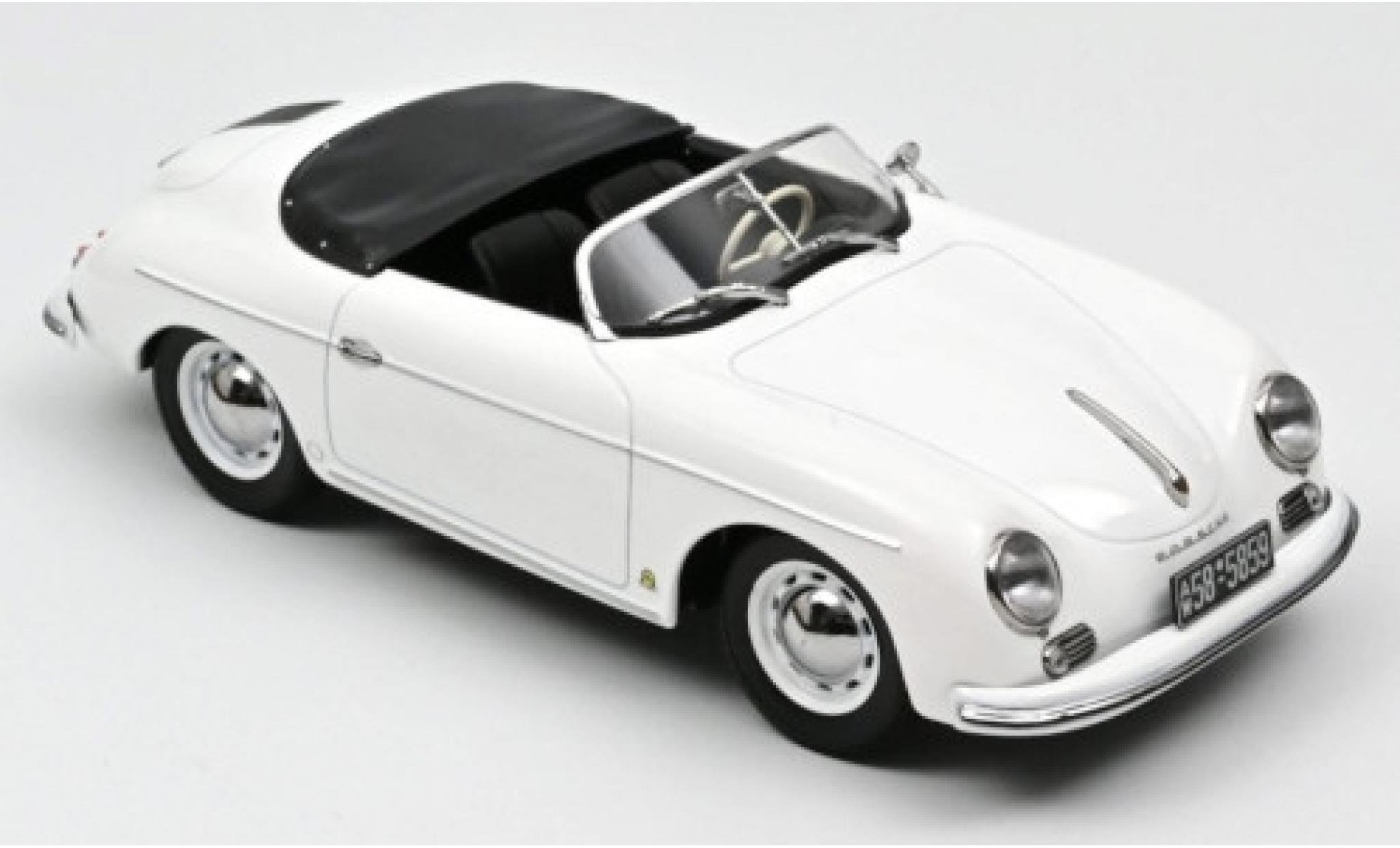 Porsche 356 1/18 Norev Speedster bianco 1954 modellino in miniatura